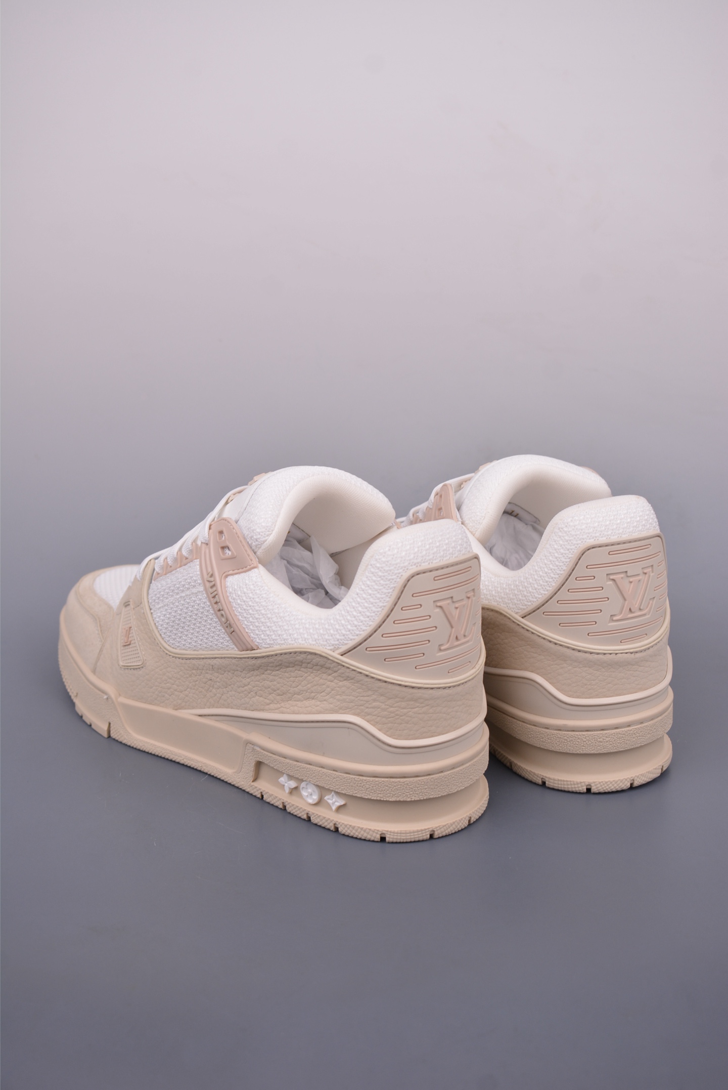 Louis Vuitton Trainer Sneakers Limited Edition Beige/White - Size 35-46 2 i1749167930790 3011 0 1