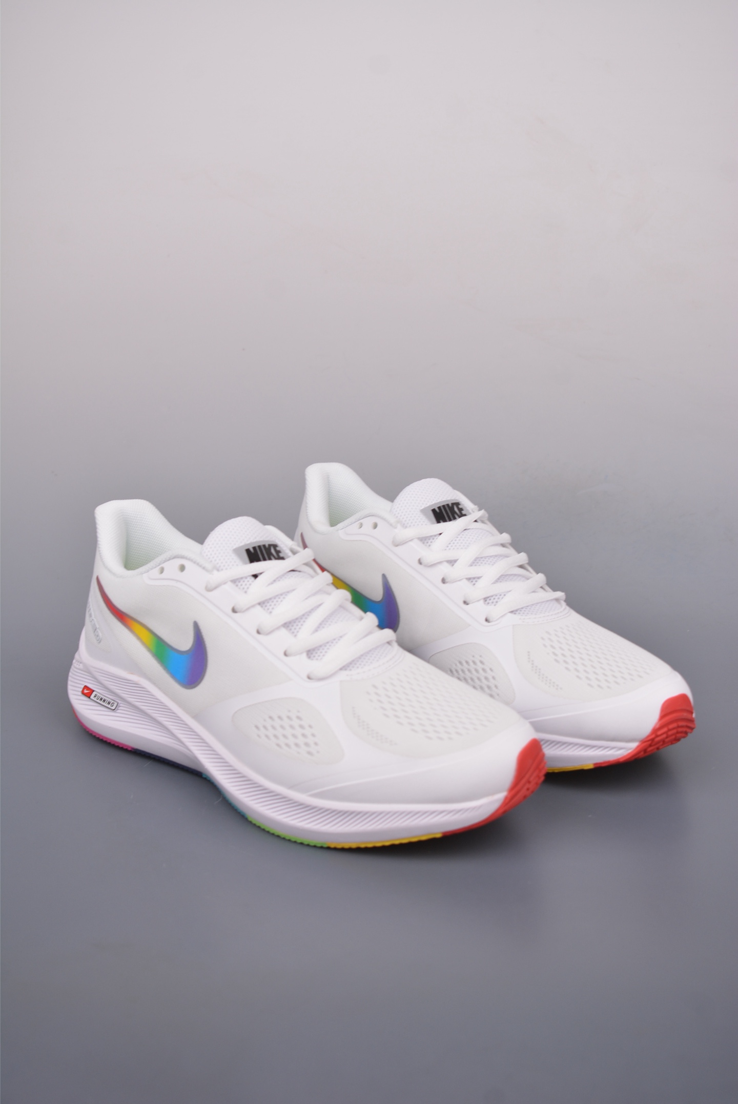 Nike Zoom Winflo 7X White Rainbow Running Shoes Breathable Mesh,Comfortable 1 i1749246903529 2745 0 0