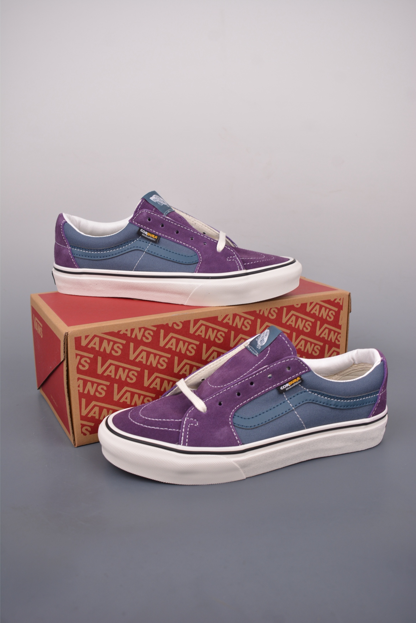 Vans SK8-Low Blue Purple Splicing Low-Top Canvas Shoes - New Generation 6 i1749250284906 4474 0 4