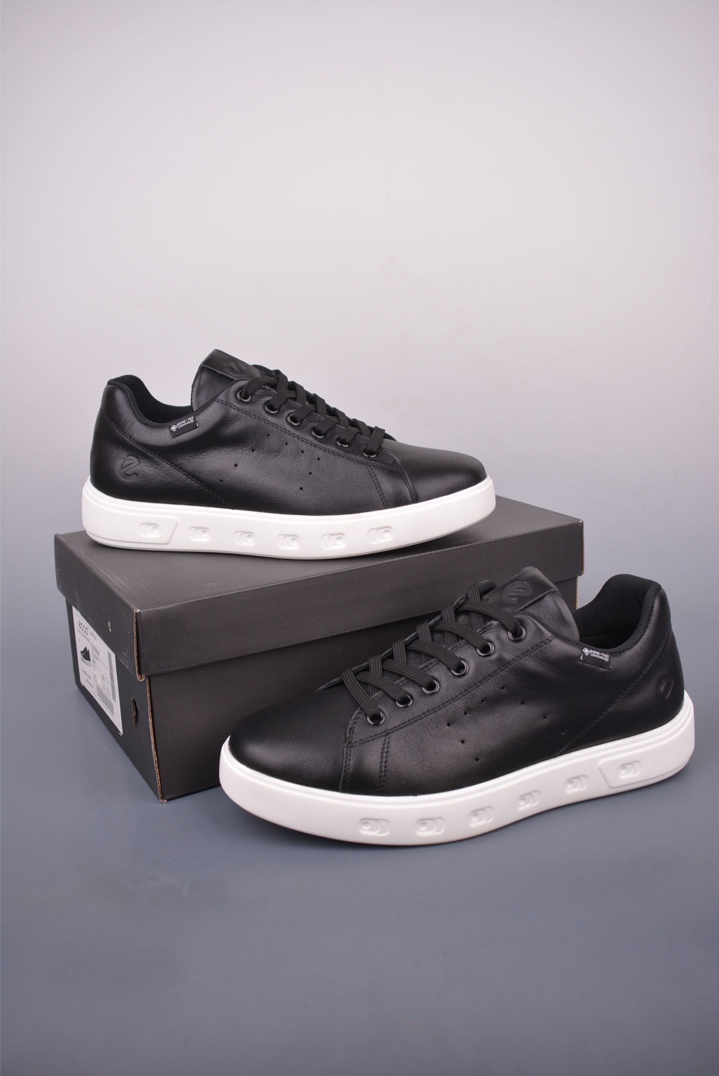 ECCO Men's BIOM C 25th Anniversary Leather Sneakers - Black, Lightweight, Flexible 6 i1749251048541 2250 0 4