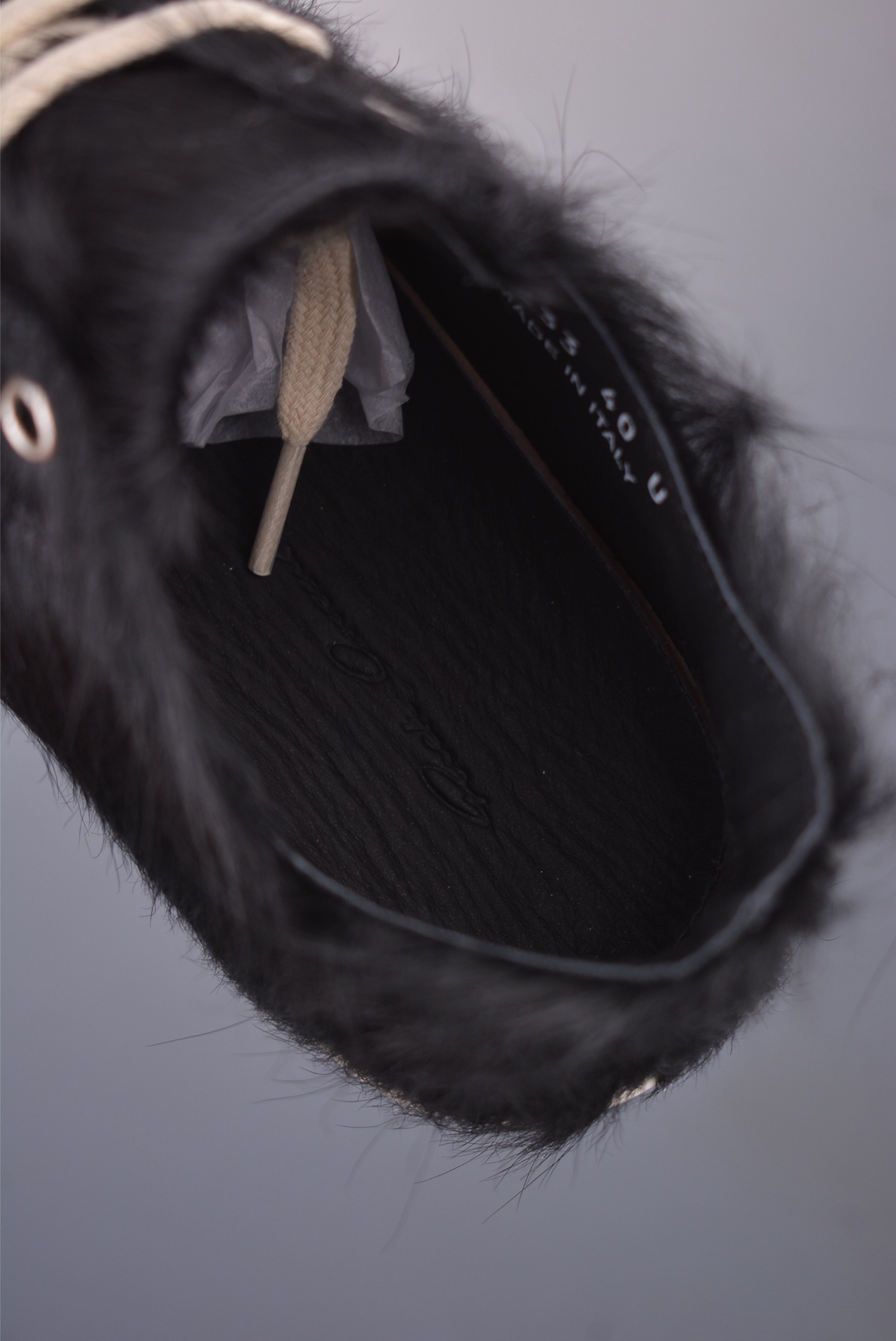 Rick Owens RO Mega Black Hair Sneakers, High-End Fashion, Multiple Sizes 10 i1749425508163 569 0 8