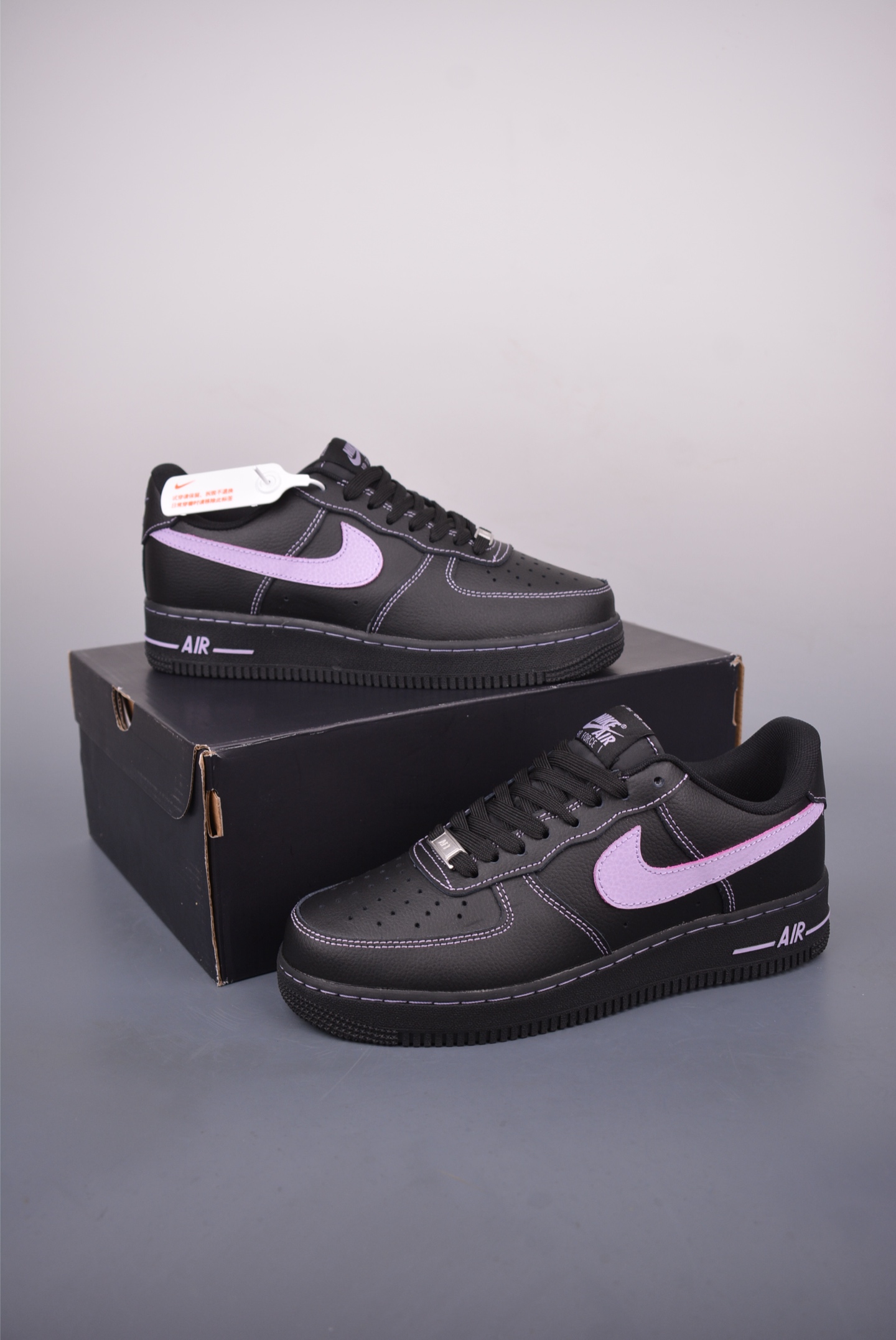 Nike Air Force 1 Low Black Purple Stitching - Classic Style and Comfort 6 i1749427192757 2662 0 4