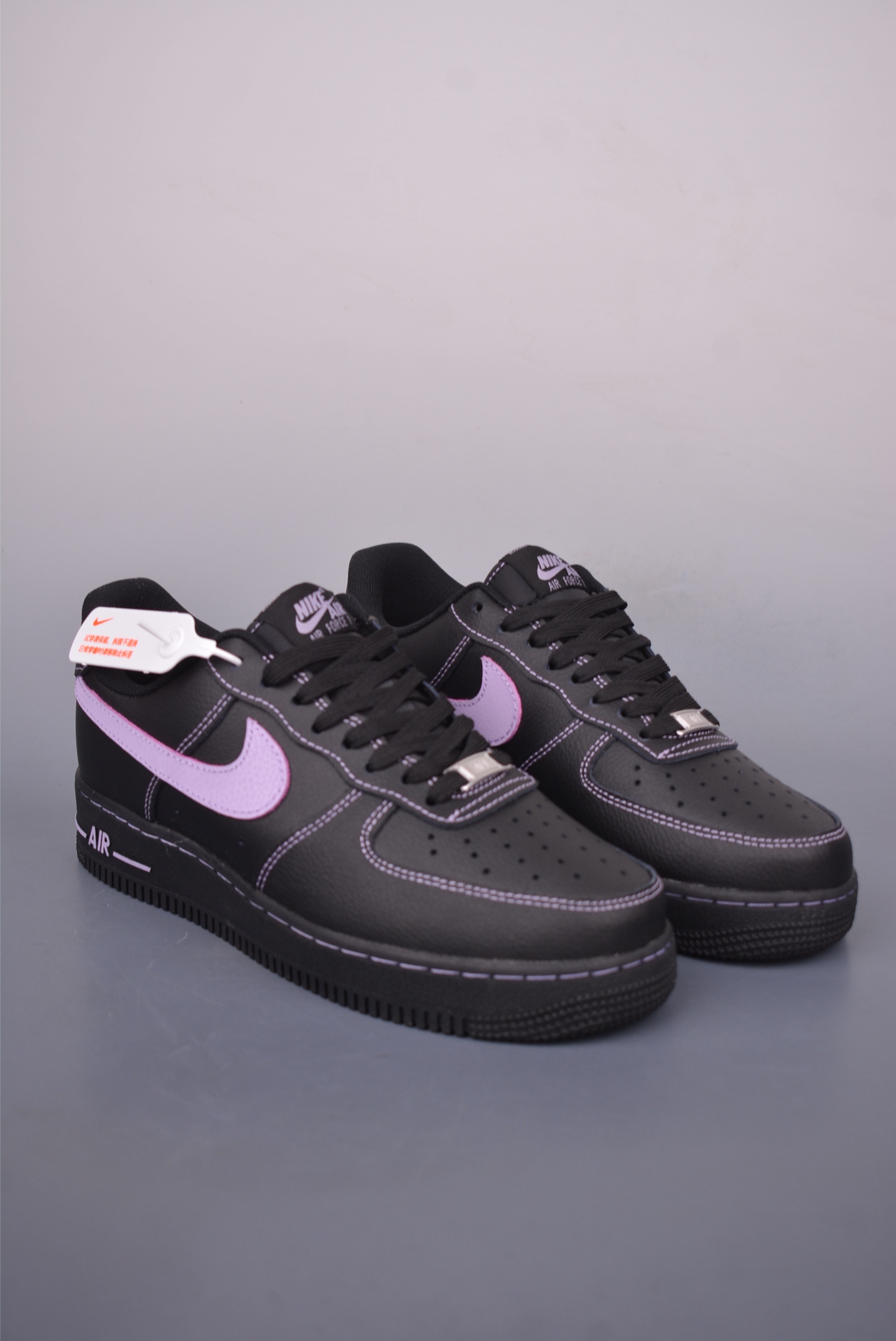 Nike Air Force 1 Low Black Purple Stitching - Classic Style and Comfort 2 i1749427196116 5690 0 0
