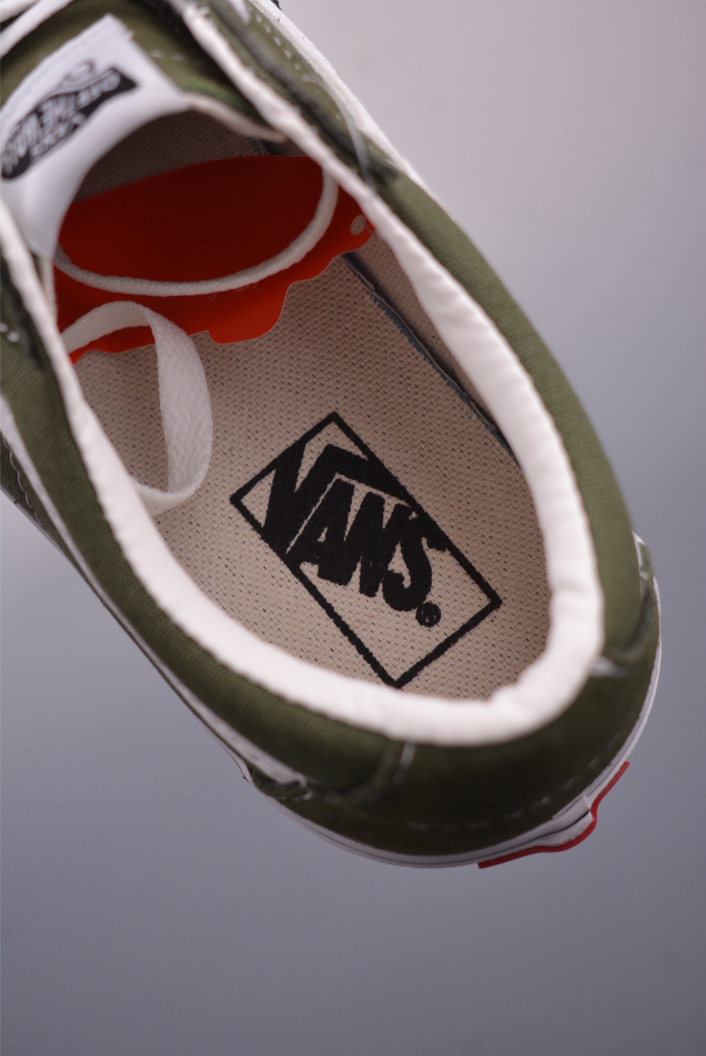 Vans SK8-Low Grass Green Canvas Sneakers, White Stripe, Low Top, Vulcanized 9 i1749461624007 7099 0 8
