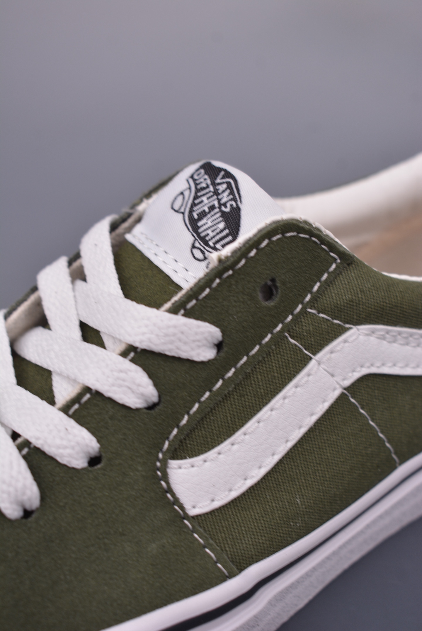 Vans SK8-Low Grass Green Canvas Sneakers, White Stripe, Low Top, Vulcanized 7 i1749461624030 5720 0 6