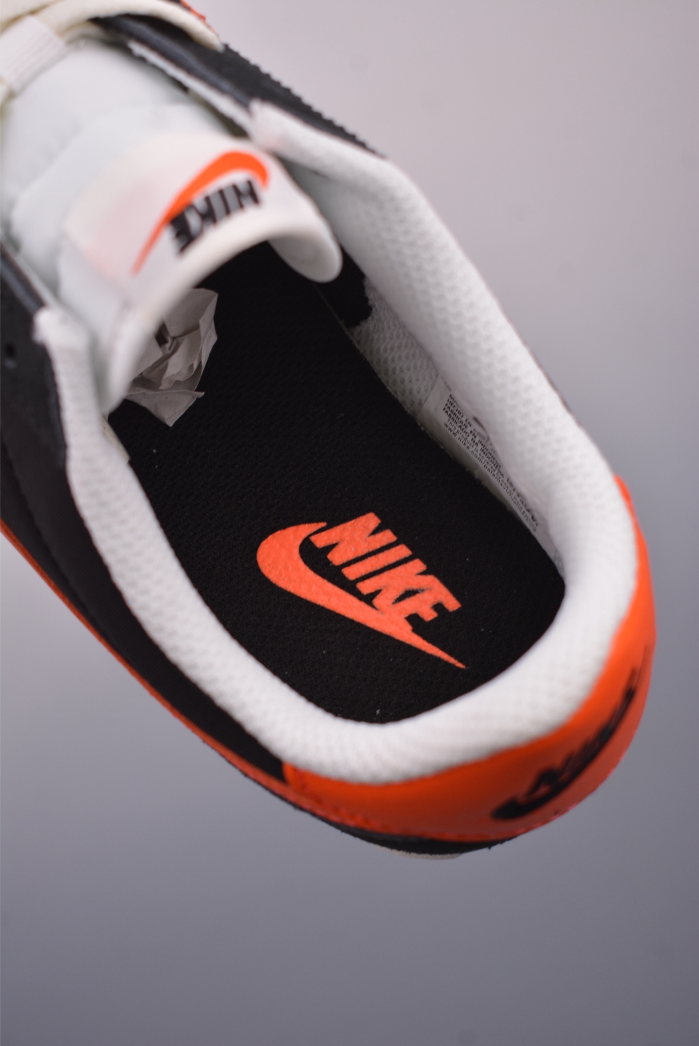 Nike Classic Cortez Leather Sneakers - Black/Orange, Classic Style, Comfort 9 i1749509398641 6198 0 8