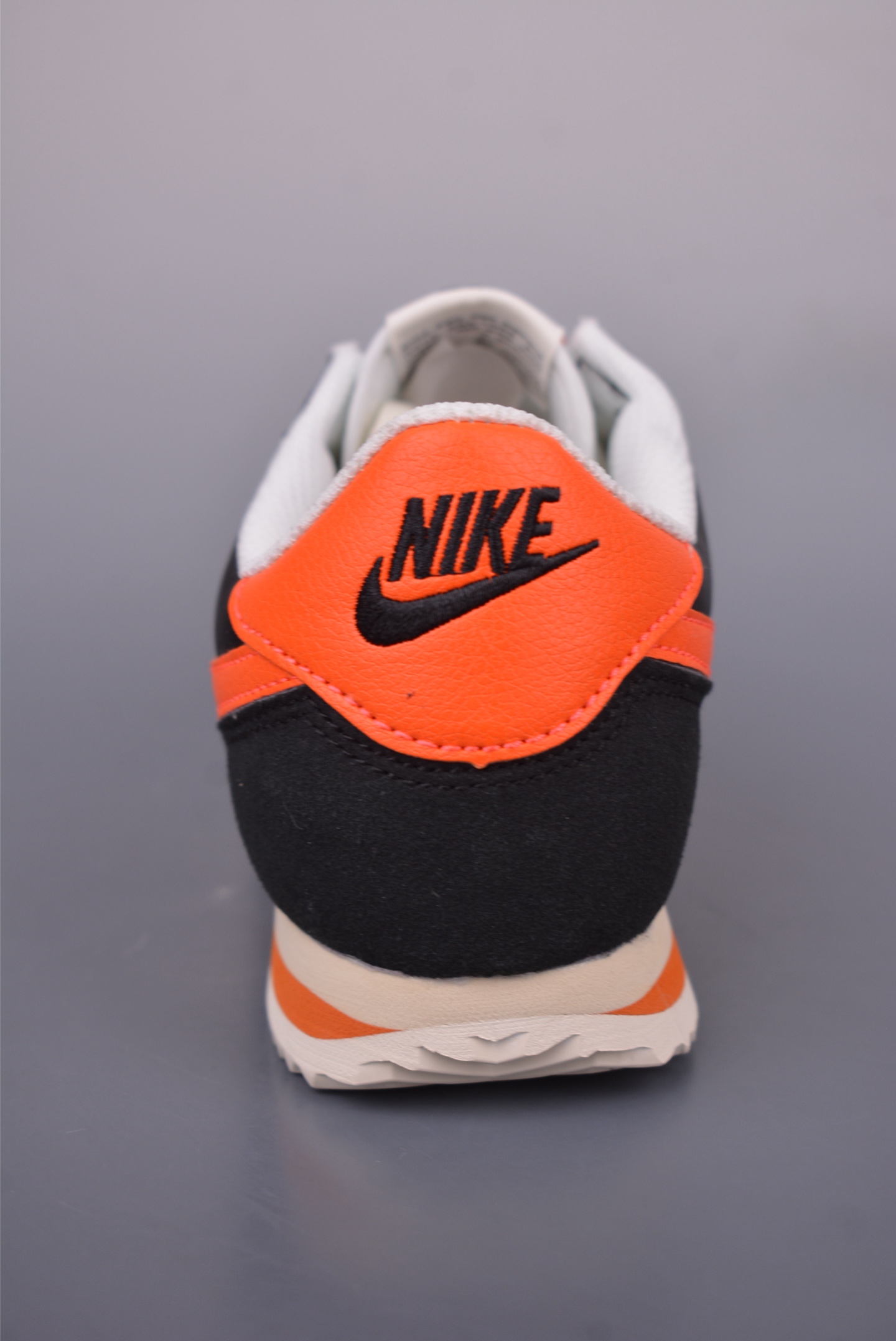 Nike Classic Cortez Leather Sneakers - Black/Orange, Classic Style, Comfort 4 i1749509401927 1925 0 3