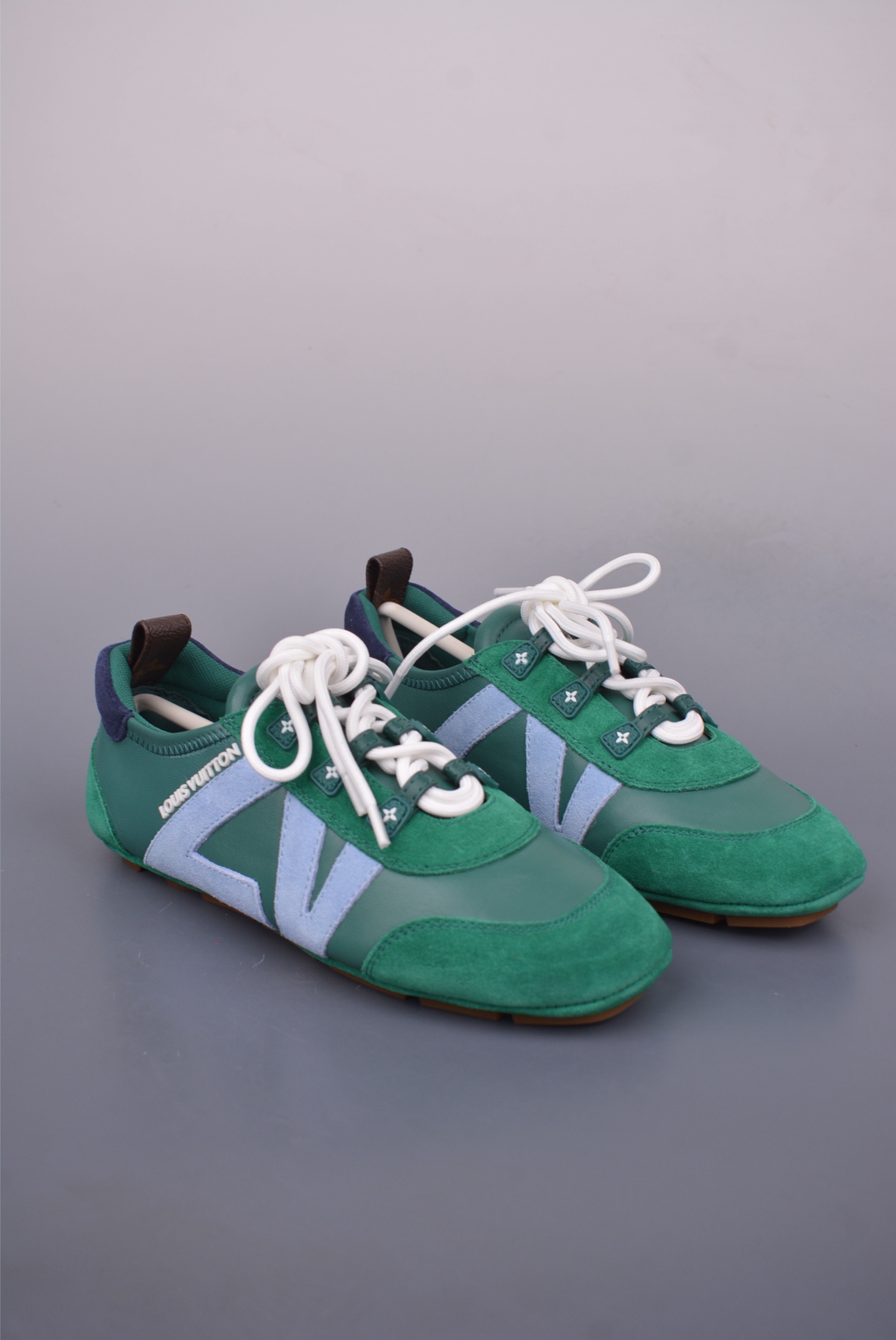 Louis Vuitton SneaKerina Green Leather Ballet Sneakers - Size 35-40 2 i1749514279366 5497 0 0
