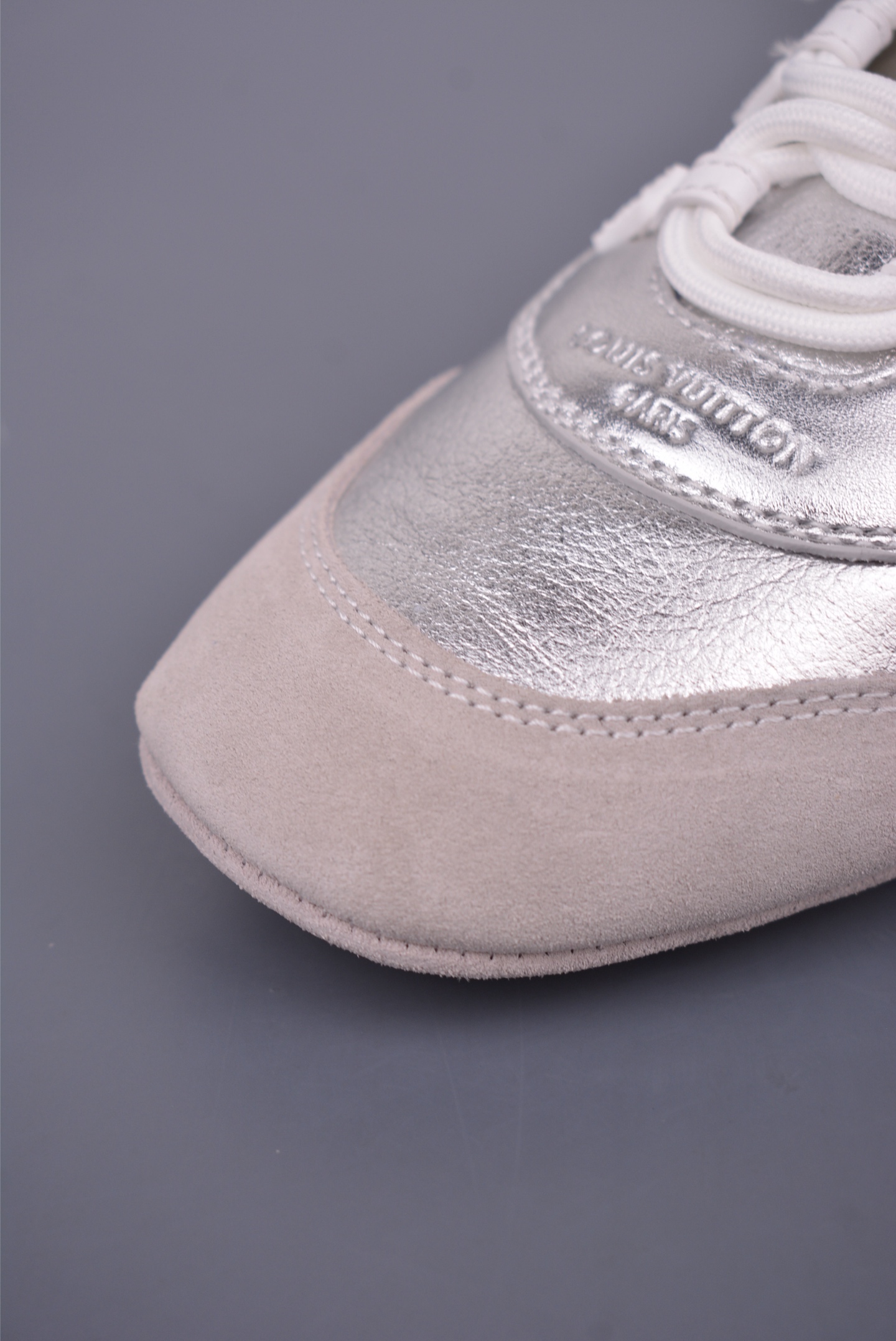 Louis Vuitton SneaKerina Silver Leather Ballet Sneakers for Women 6 i1749514360312 6043 0 5