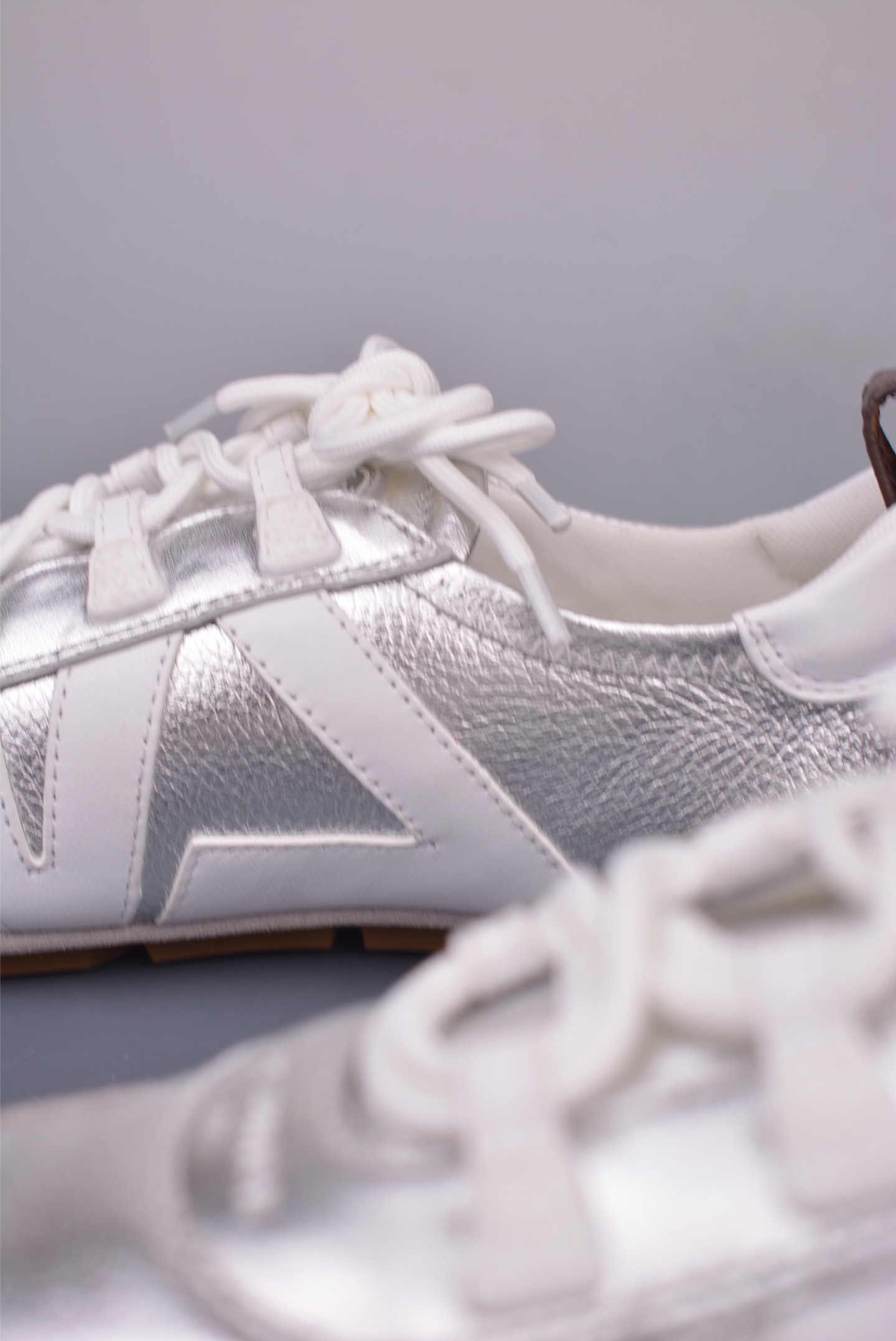 Louis Vuitton SneaKerina Silver Leather Ballet Sneakers for Women 8 i1749514361386 5788 0 7