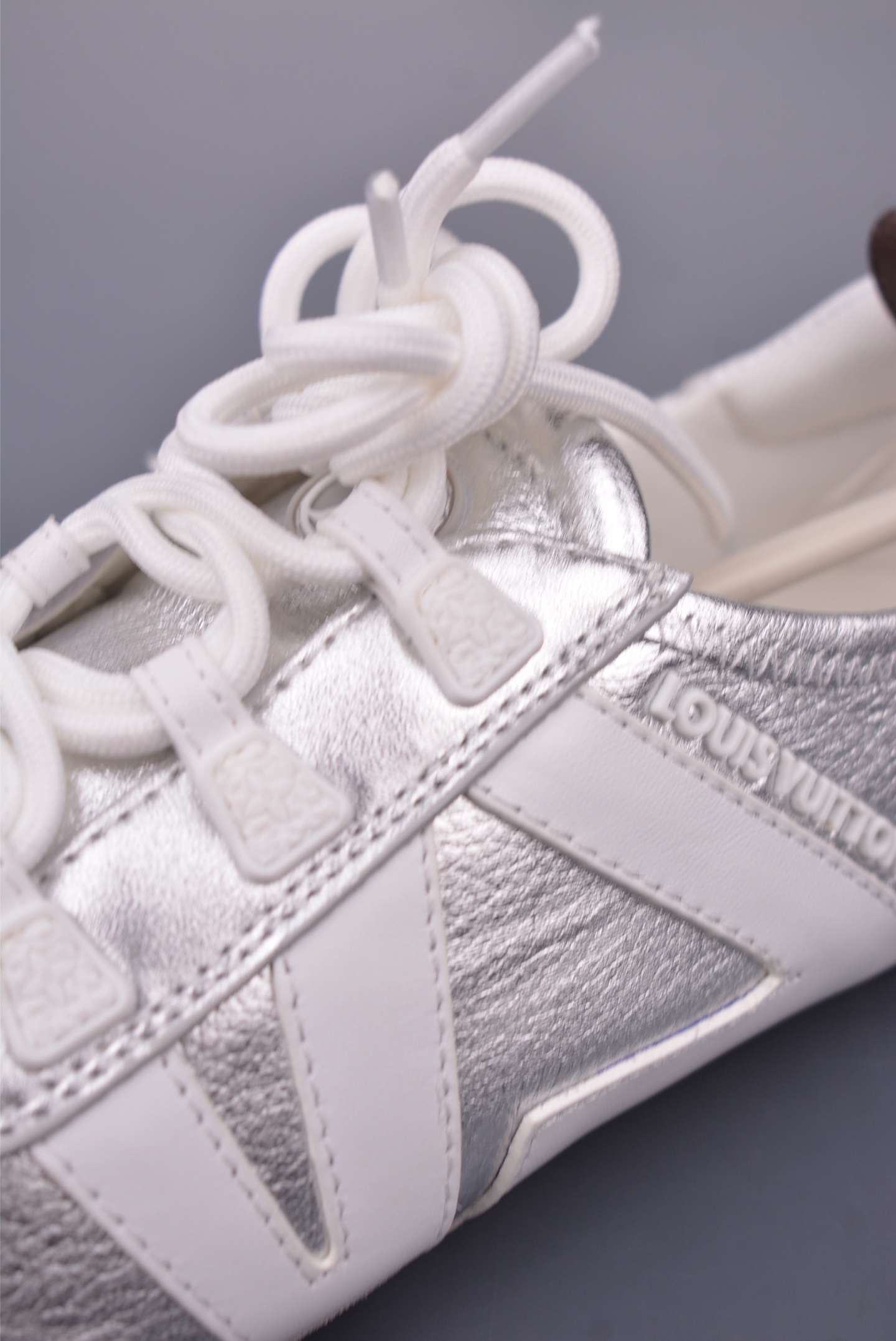 Louis Vuitton SneaKerina Silver Leather Ballet Sneakers for Women 7 i1749514361389 7231 0 6