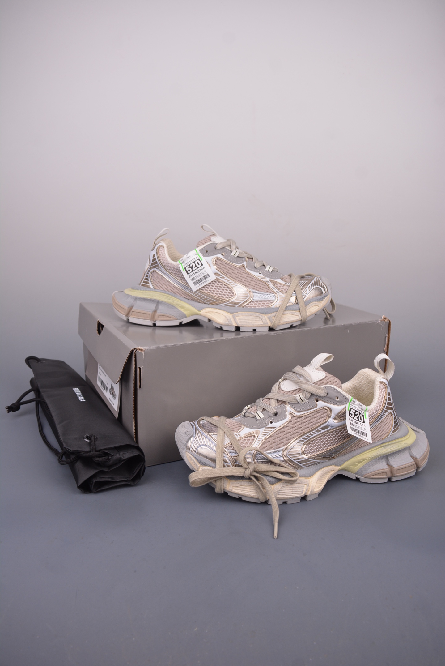 Balenciaga 3XL Phantom Sneakers | Beige Athletic Running Shoes 6 i1749592000917 1140 0 4
