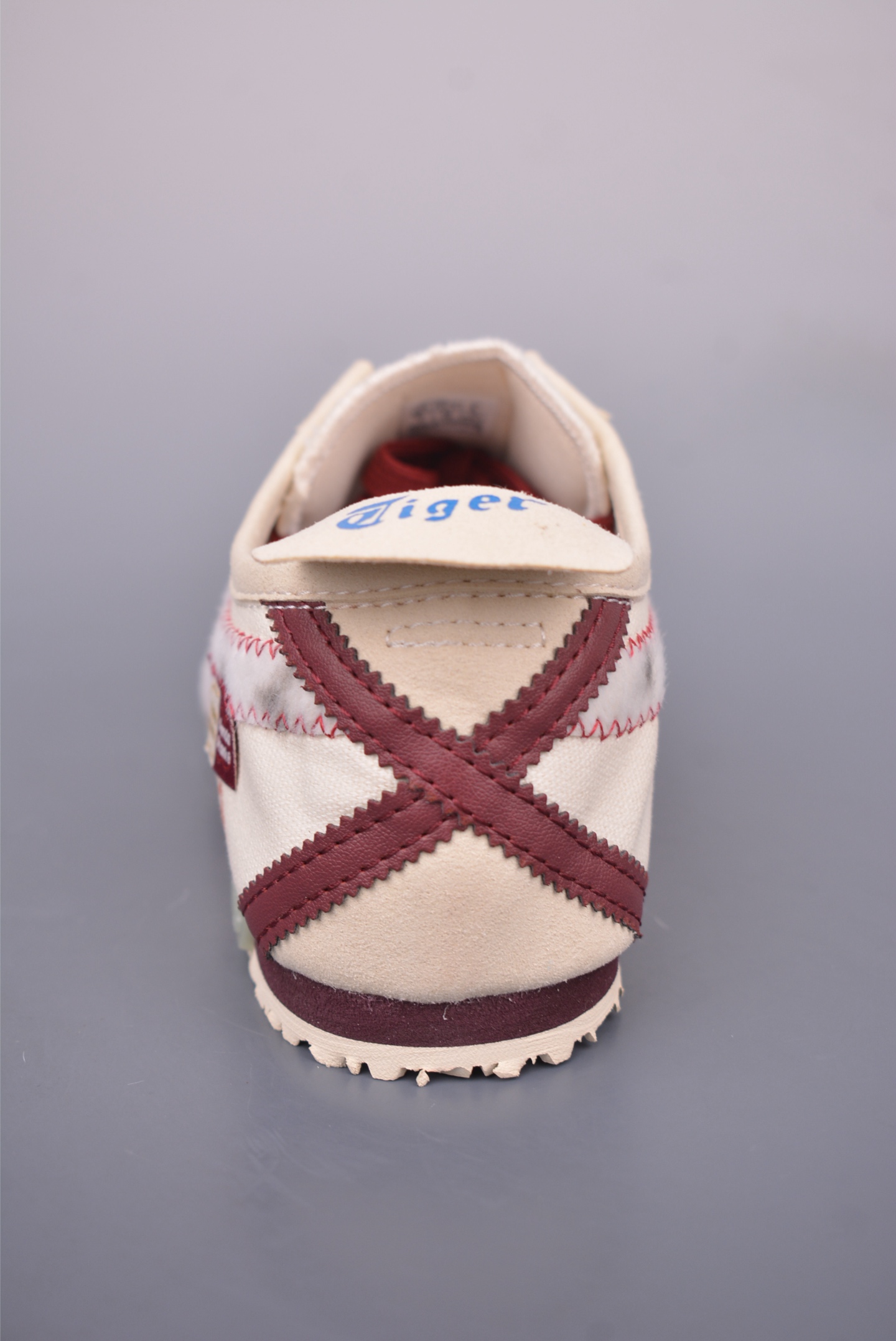 Onitsuka Tiger MEXICO 66 Cream/Red Leather Upper Lightweight Casual Shoe 5 i1749592302162 7418 0 3