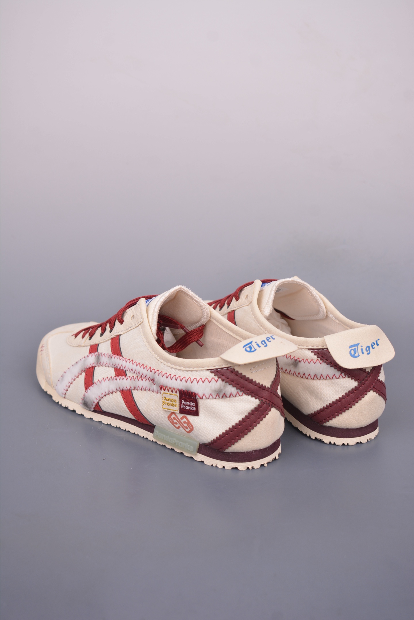 Onitsuka Tiger MEXICO 66 Cream/Red Leather Upper Lightweight Casual Shoe 3 i1749592302162 7988 0 1