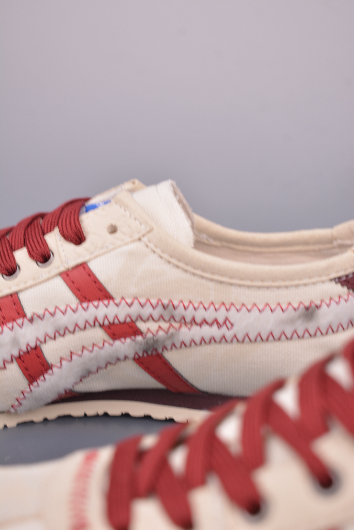 Onitsuka Tiger MEXICO 66 Cream/Red Leather Upper Lightweight Casual Shoe 9 i1749592303633 1346 0 7