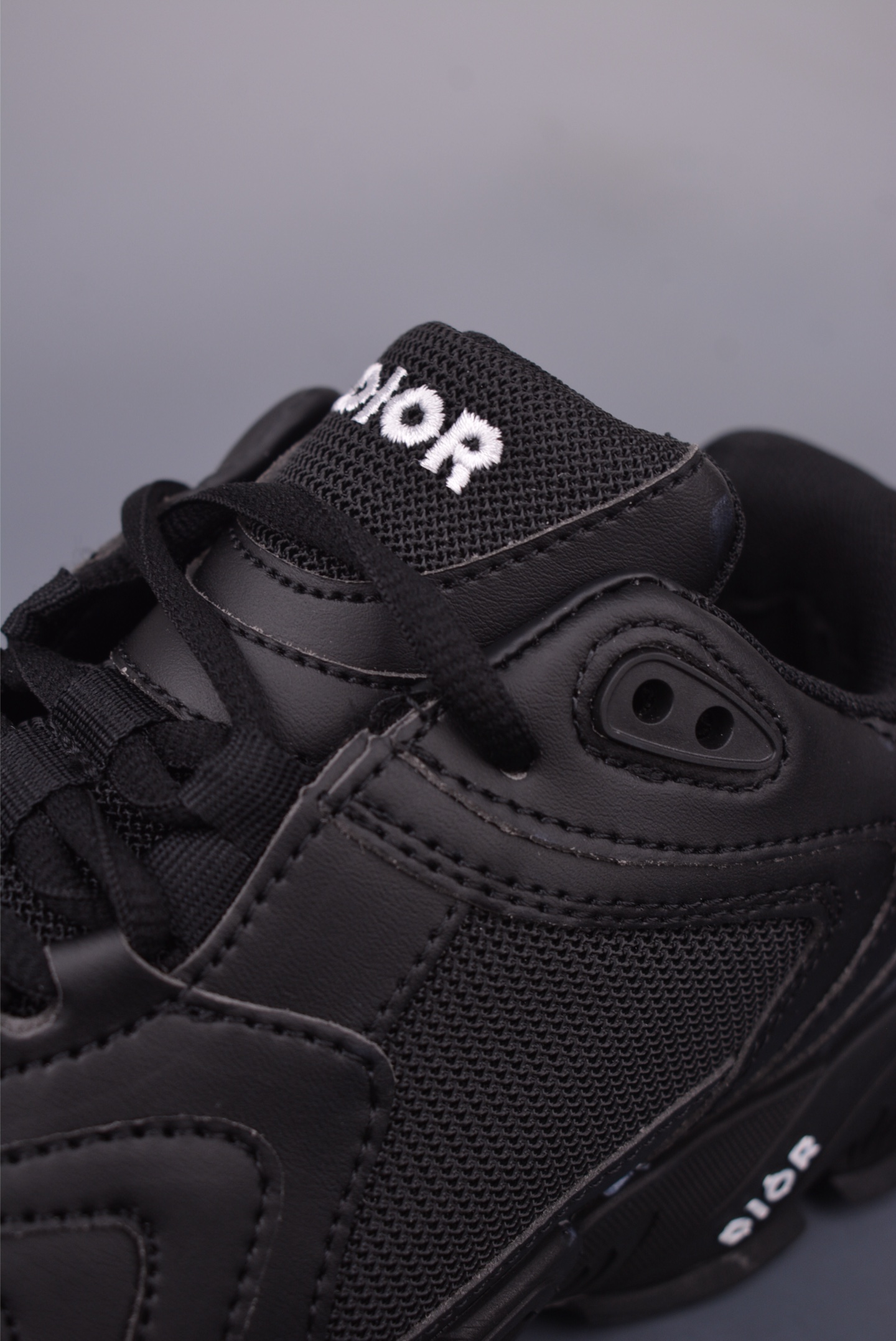 Dior CD1 Low-Top Sneakers, Lightweight Rubber Sole, Breathable Mesh - Black 7 i1749592425671 5458 0 6