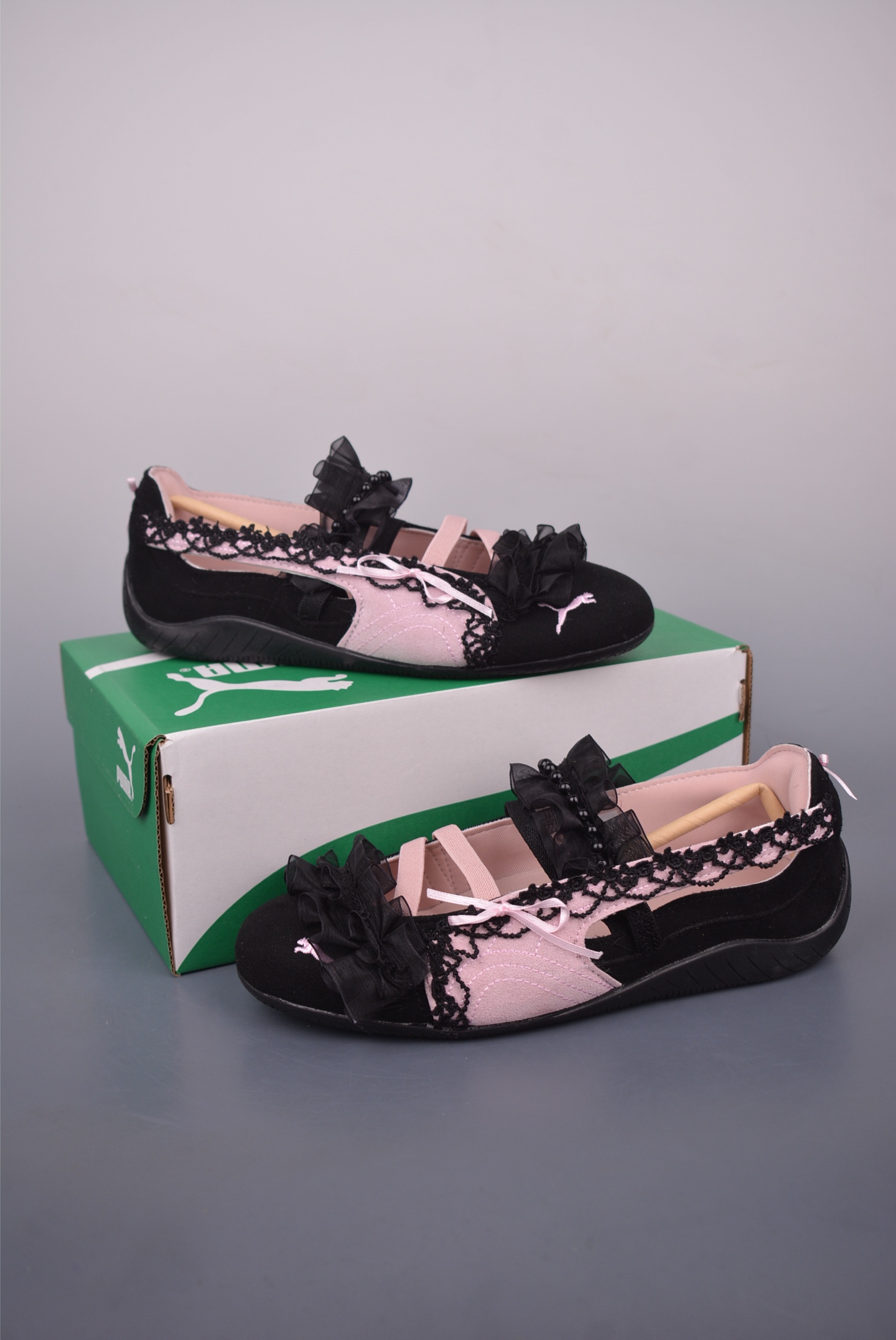Puma Speedcat Go Ballet Flats - Black & Pink, Lightweight & Comfortable 2 i1749593036163 7121 0 4
