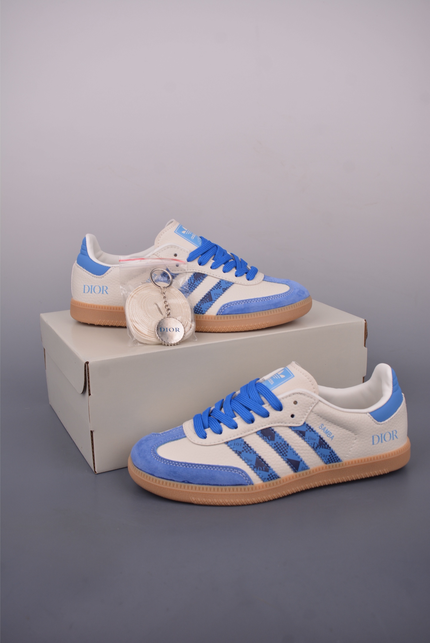 Adidas Samba OG DIY Retro Sneakers with Louis Vuitton Pattern - Unisex Design 8 i1749678034987 199 0 6