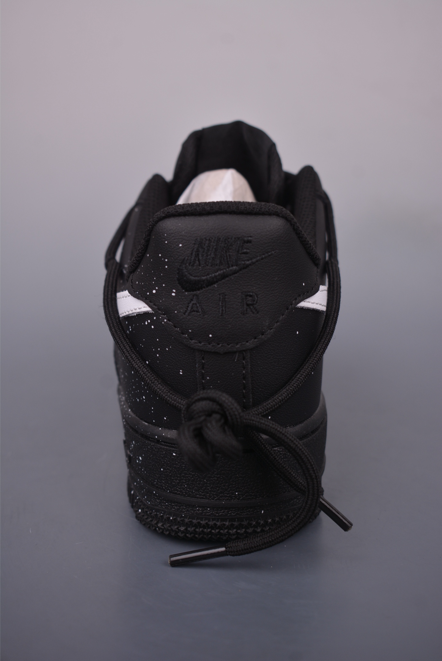 Nike Air Force 1 Low 'Splatter' Custom Black & White Athletic Shoes 5 i1749679178846 8745 0 3