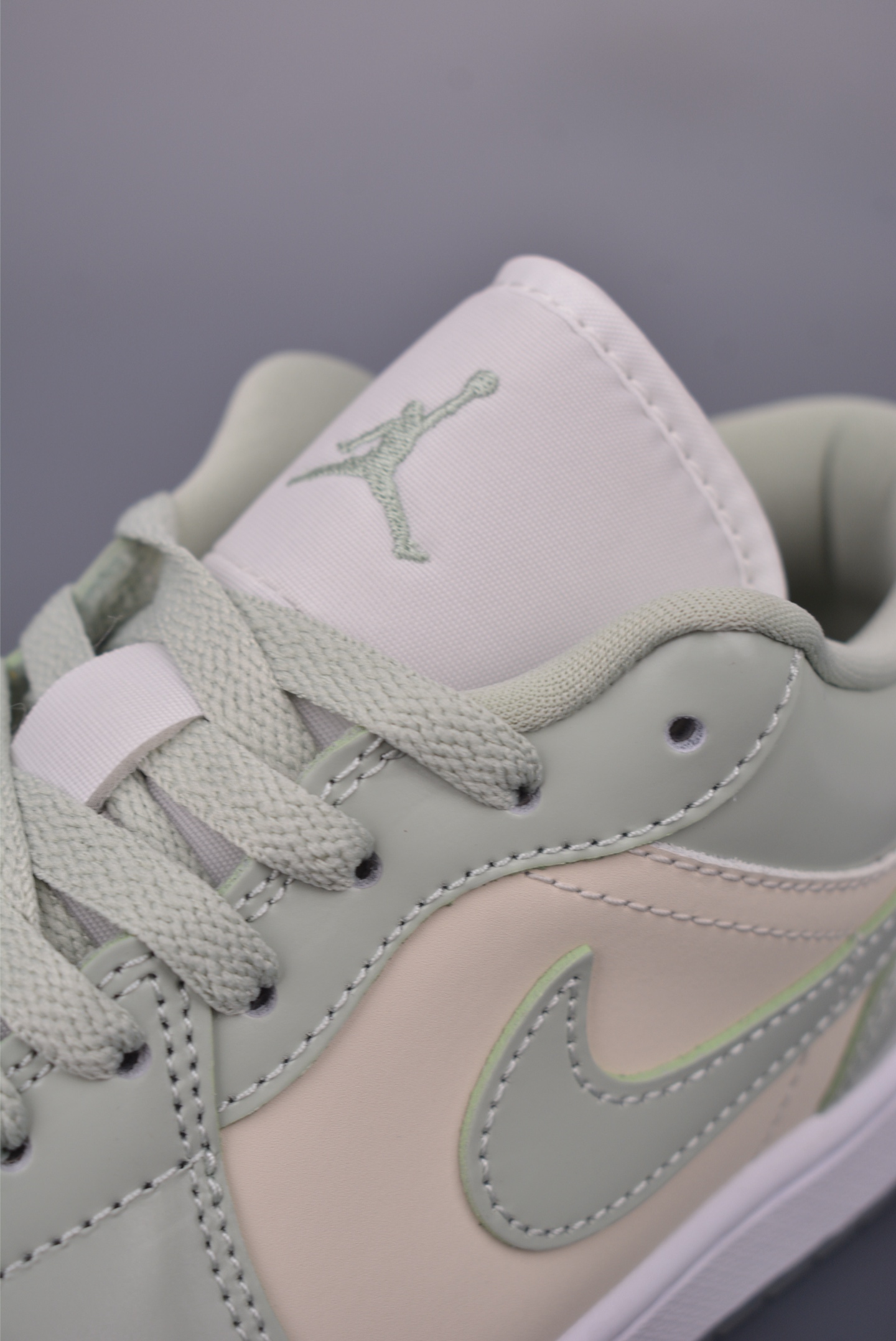Air Jordan 1 Low 'Amber Green' Original Leather Sneakers - Premium Quality 7 i1749680248578 6969 0 6