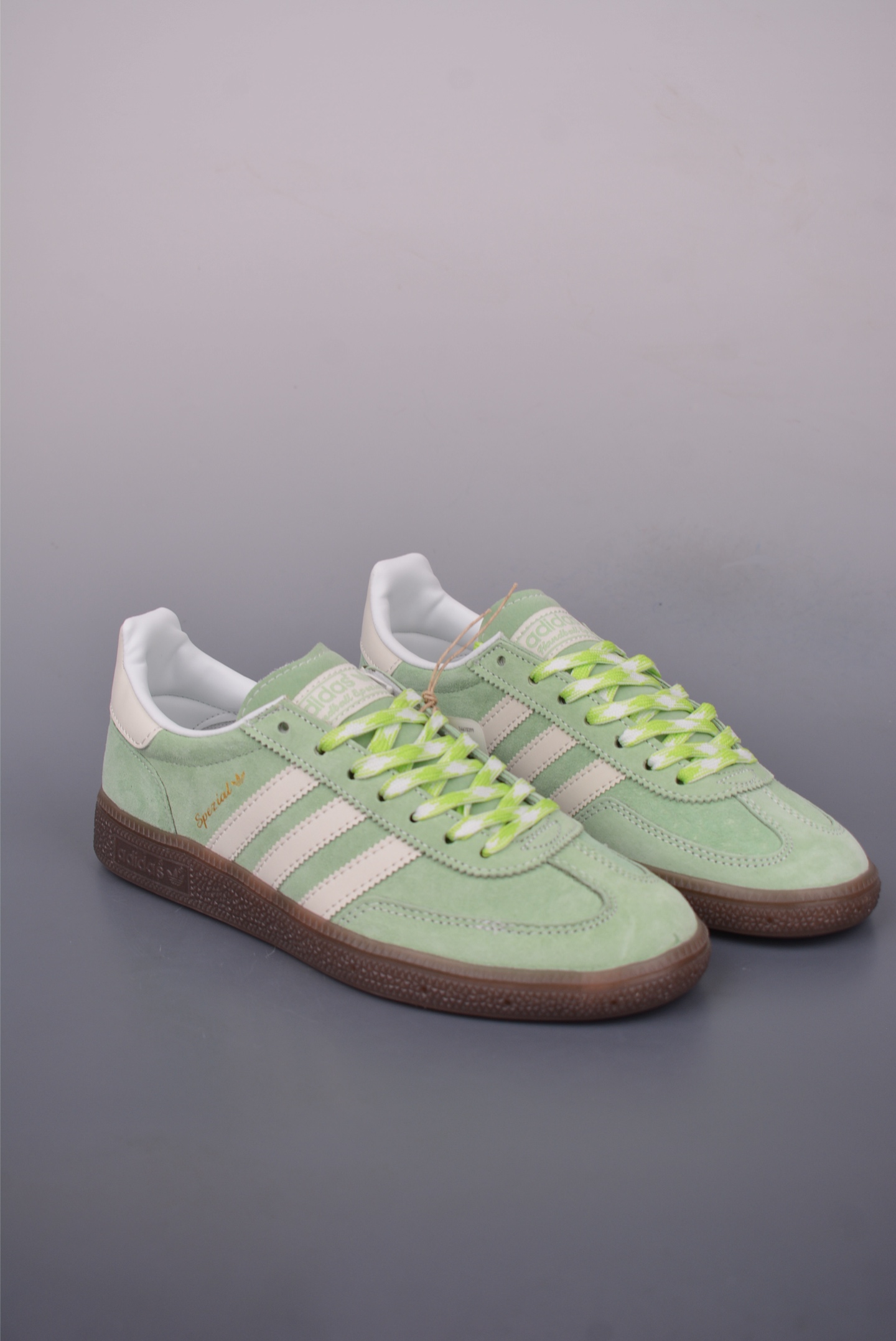 Adidas Handball Spezial Classic Retro Casual Sneakers - Light Green Suede 2 i1749682143699 9578 0 1