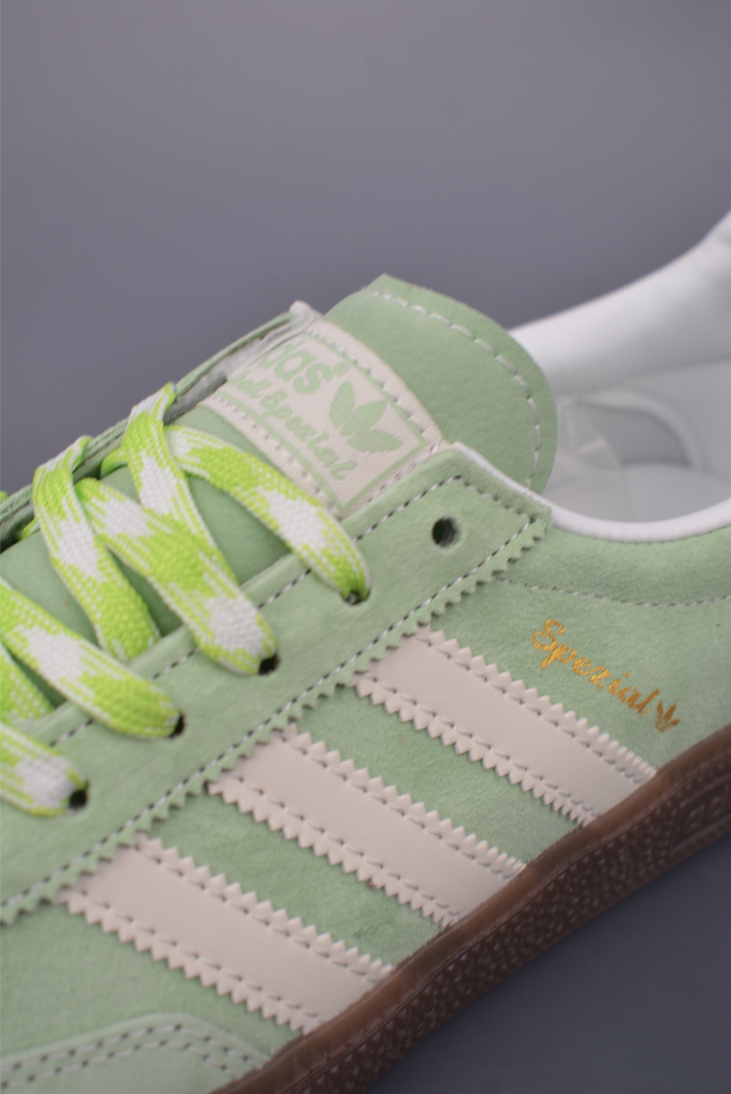 Adidas Handball Spezial Classic Retro Casual Sneakers - Light Green Suede 8 i1749682143716 7698 0 7