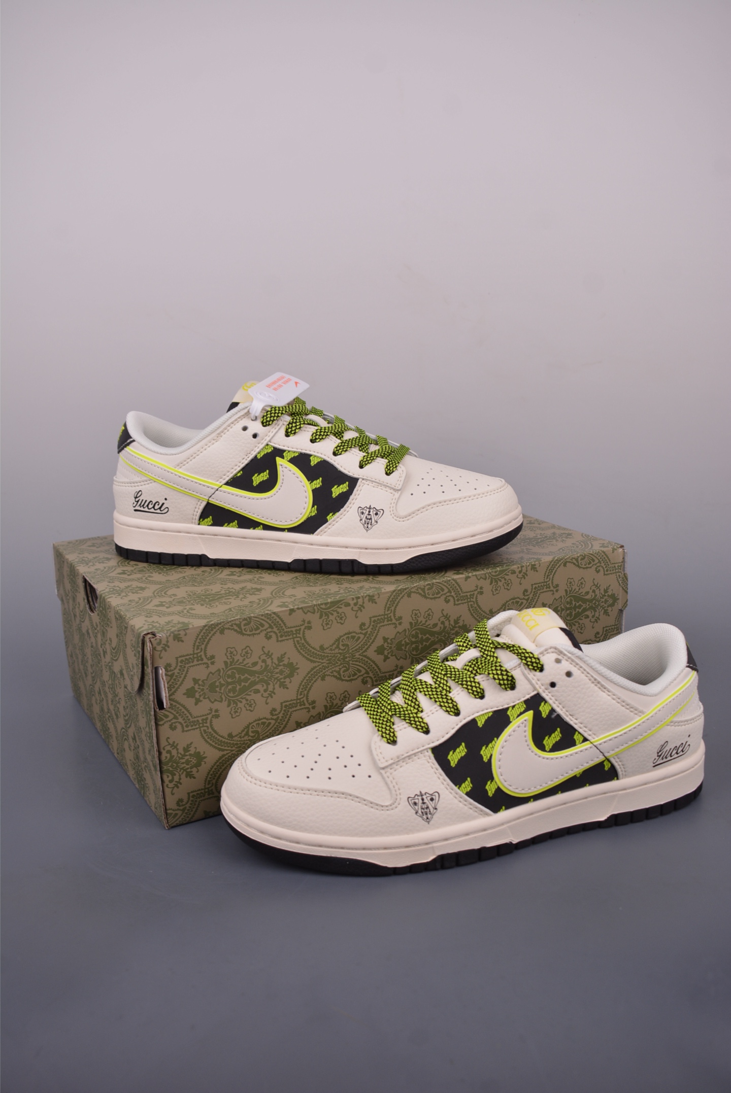 Nike SB Dunk Low Gucci Collab Premium Leather Sneakers - Limited Edition 5 i1749683536021 5924 0 4