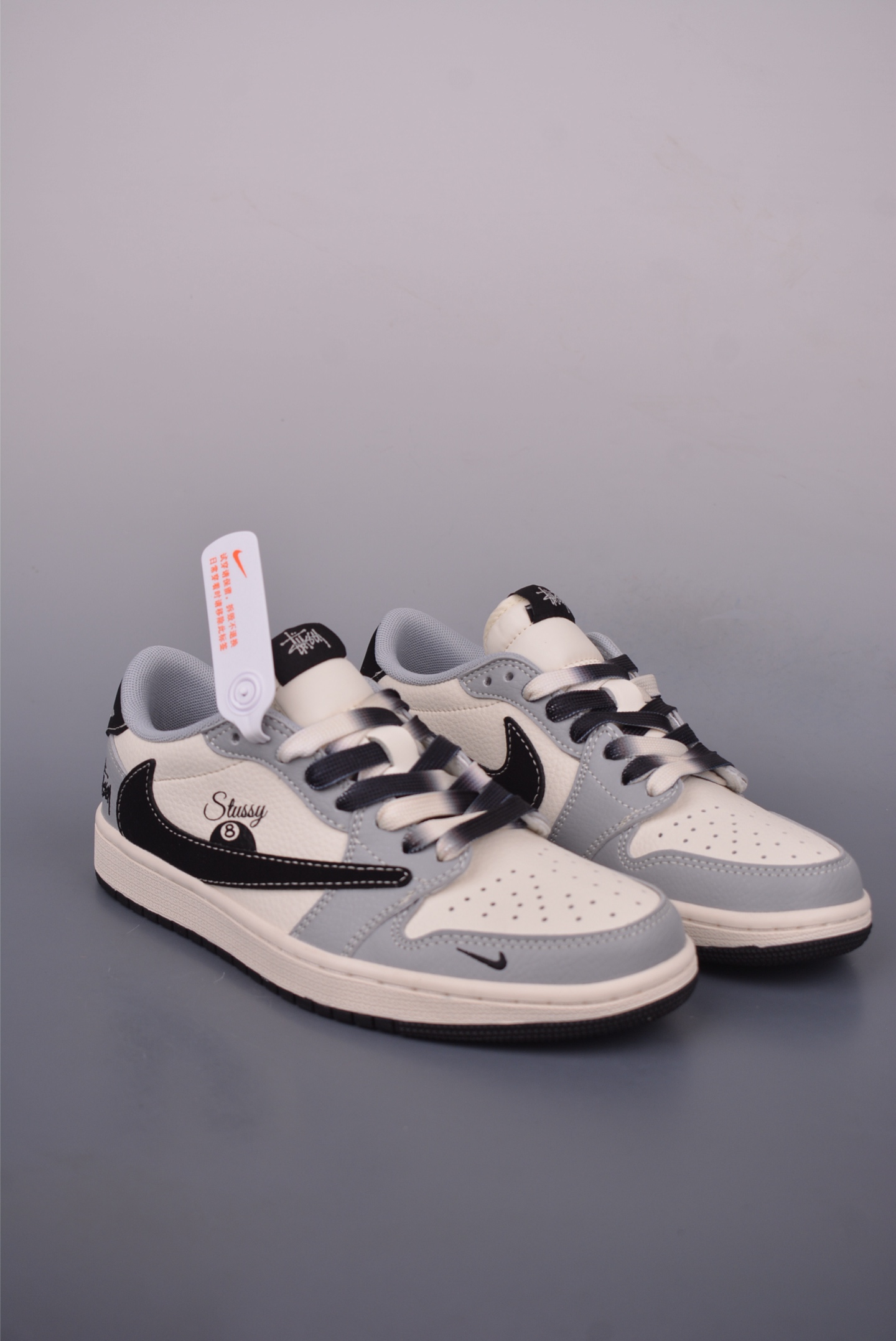 Nike X Stussy Air Force 1 Low Sneakers - Black and Grey 1 i1749683726855 3568 0 0