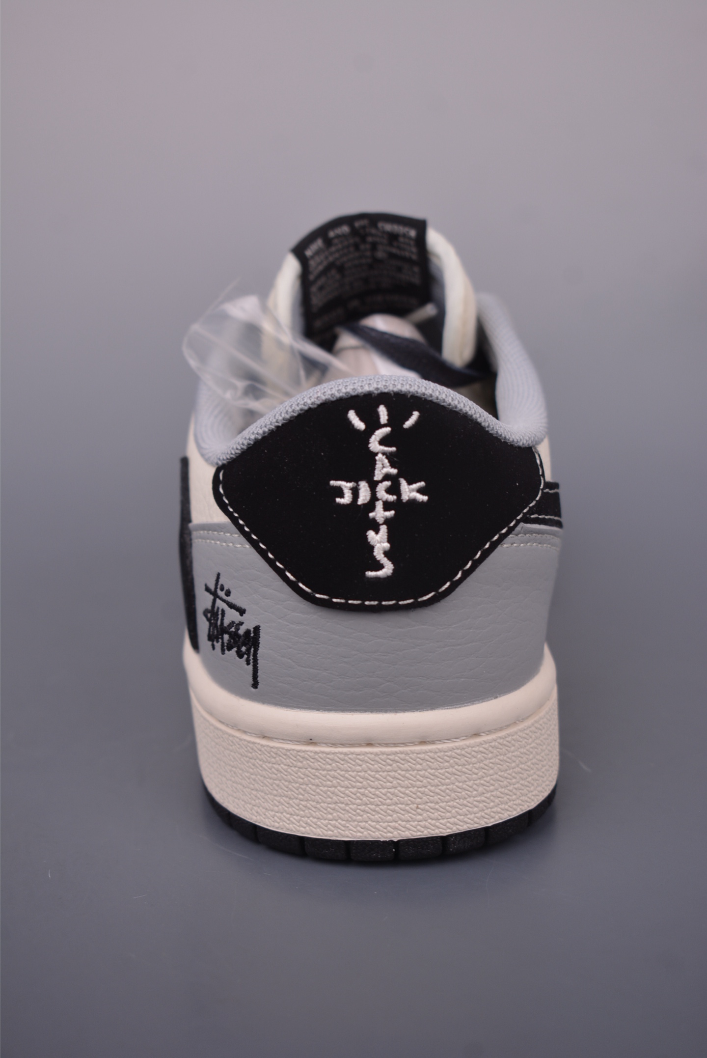Nike X Stussy Air Force 1 Low Sneakers - Black and Grey 4 i1749683726936 5608 0 3