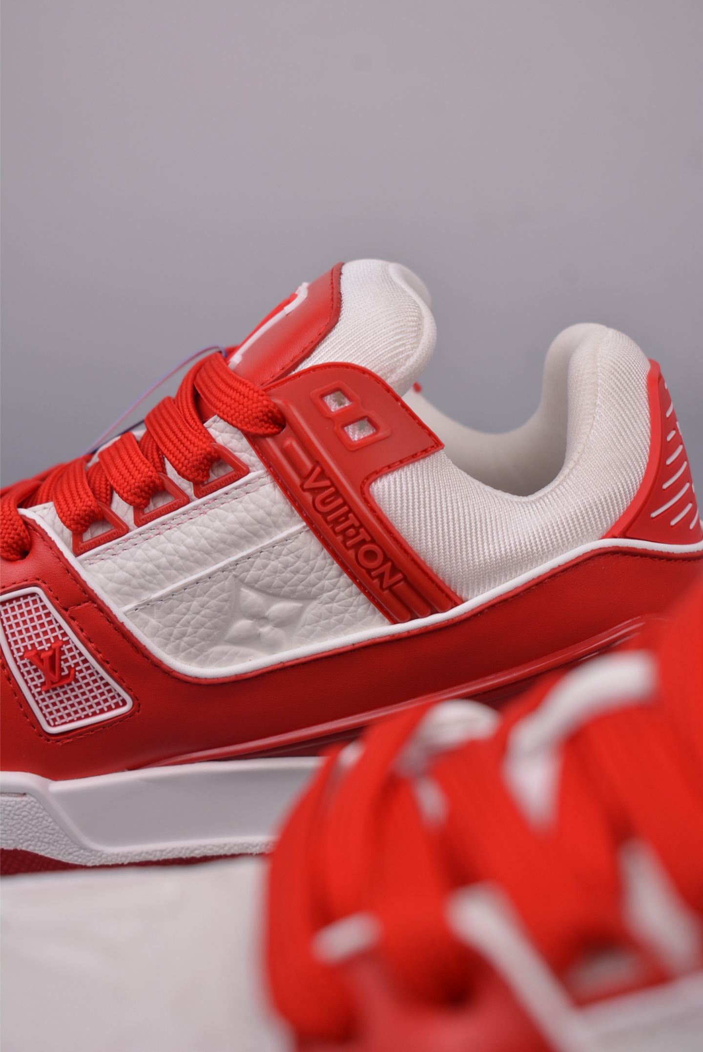 Louis Vuitton Trainer Limited Edition Sneakers - Red & White, Sizes 35-45 9 i1749683833610 7384 0 7