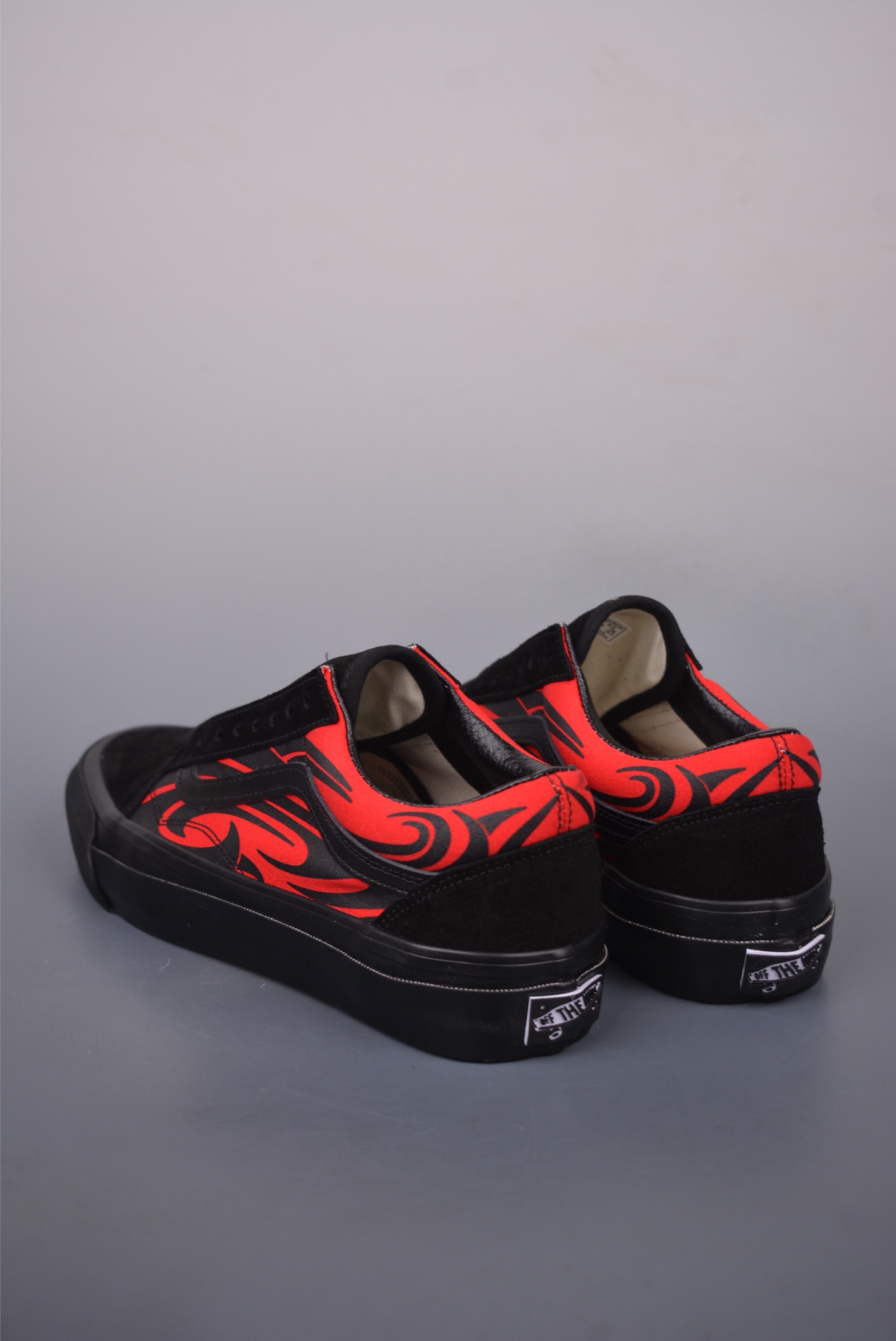 Vans Old Skool Premium Comfortable Black & Red Vulcanized Skate Shoes 3 i1749762520672 4636 0 1