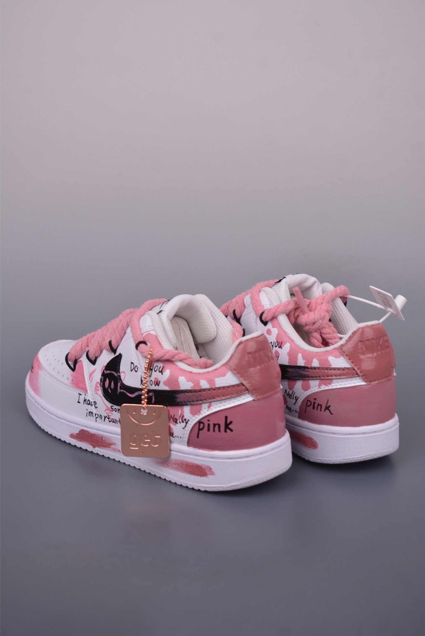 Nike Court Vision Low Hand-Painted Graffiti Sneakers - Comfortable and Stylish 3 i1749762947746 9233 0 1