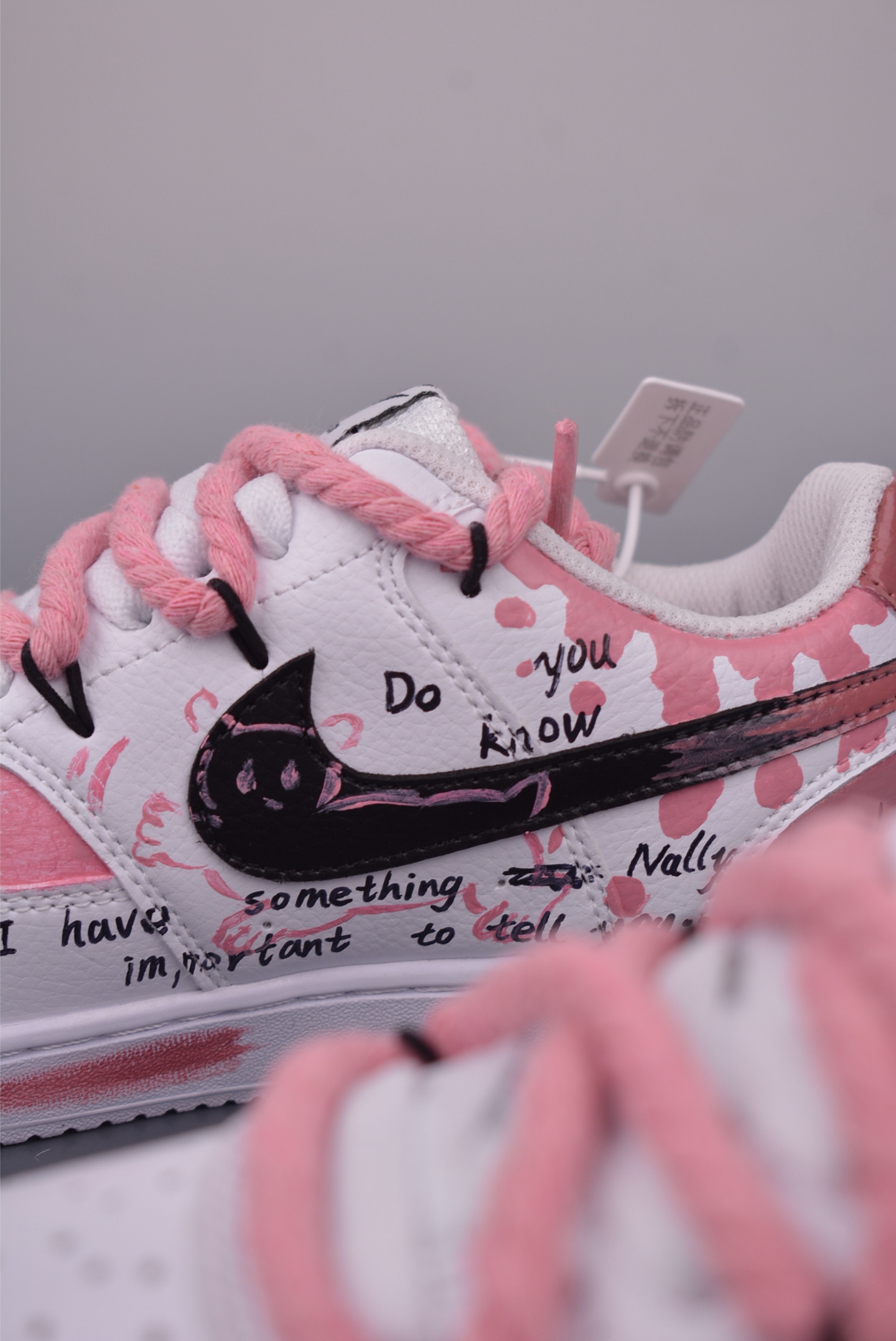 Nike Court Vision Low Hand-Painted Graffiti Sneakers - Comfortable and Stylish 9 i1749762947754 2 0 7