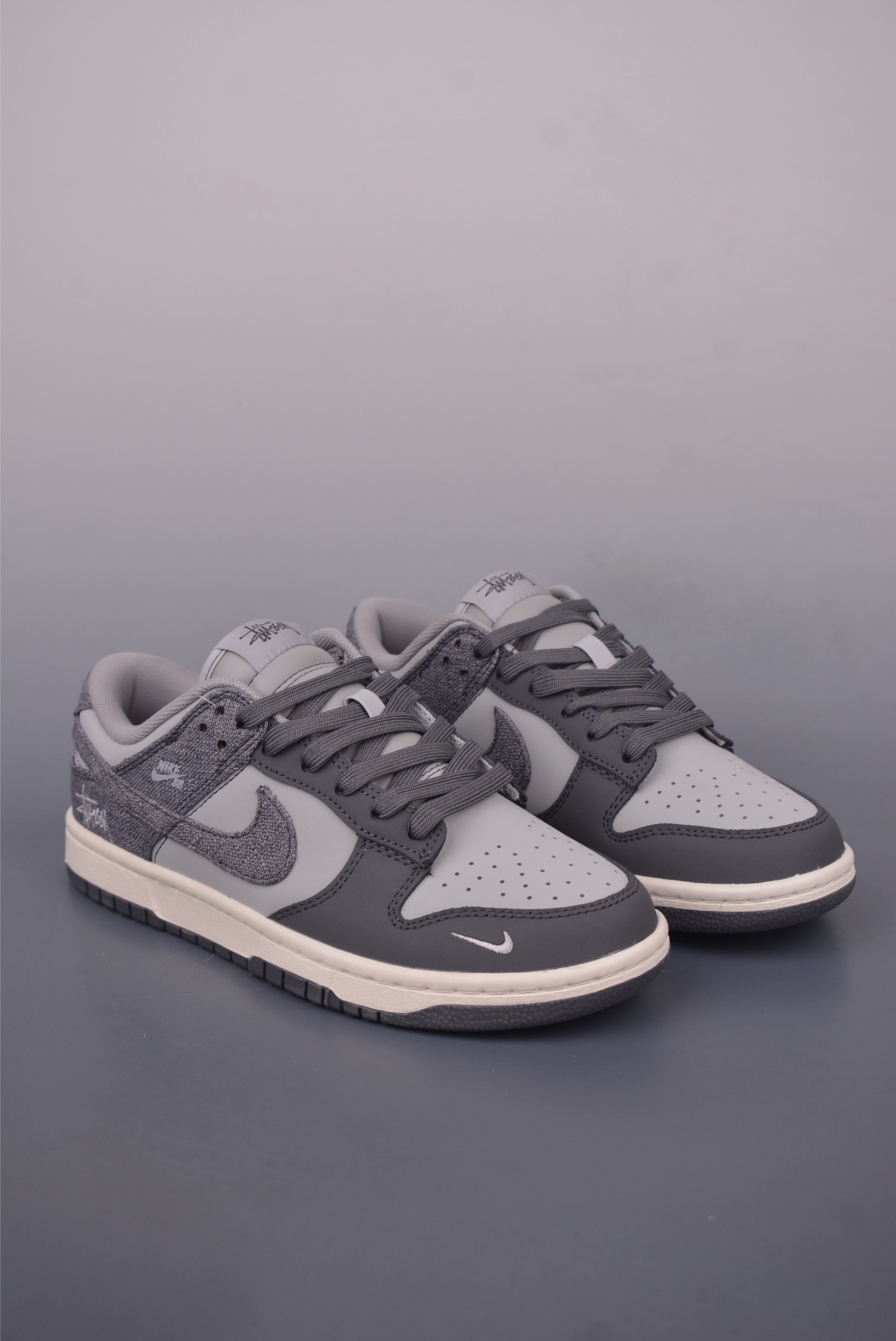 Nike SB Dunk Low Stussy Collab Grey Sneakers - Premium Quality & Comfort 2 i1749768453143 7242 0 0