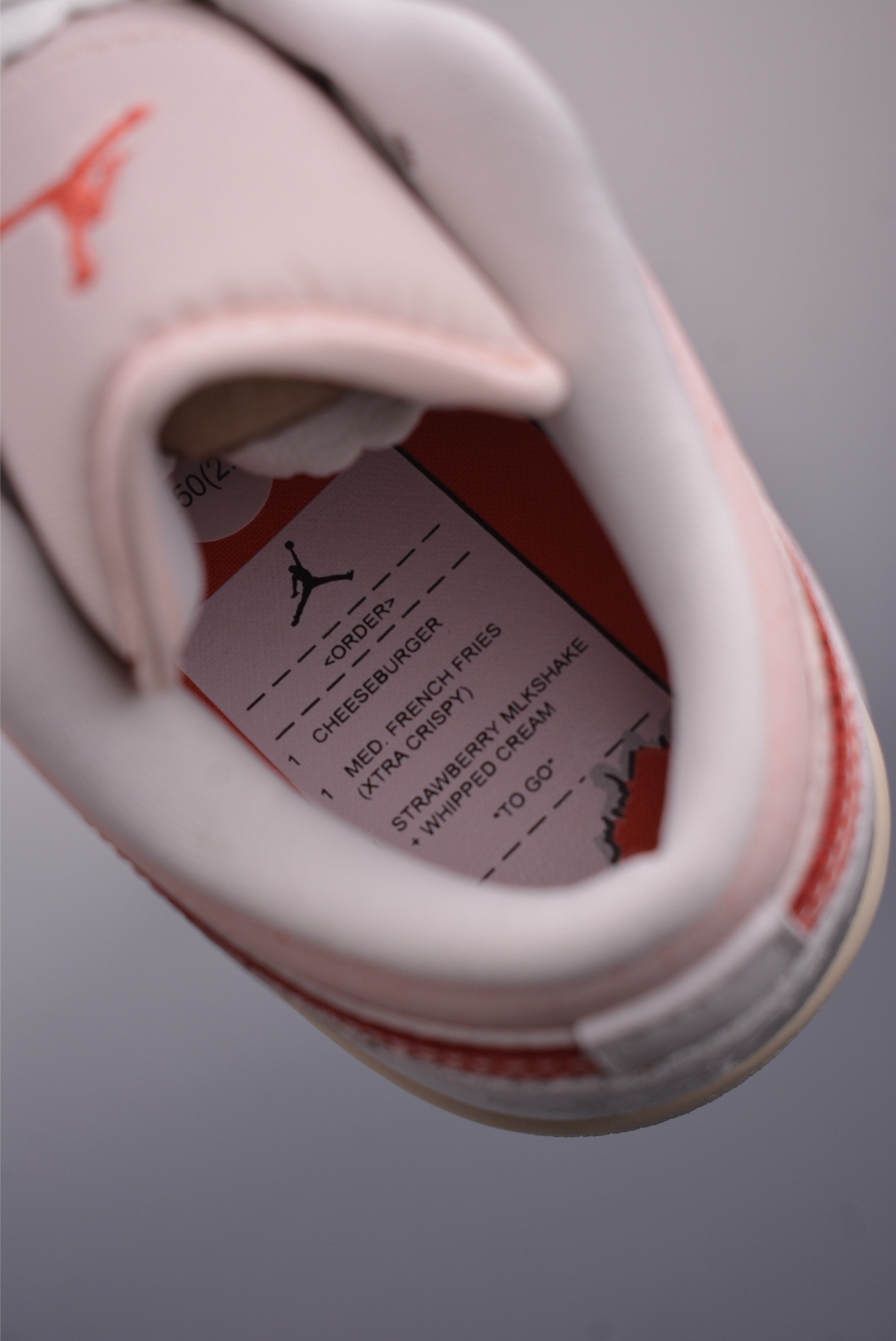 原装裸鞋级 市面最高工艺产物 Air Jordan 1 Low白粉 IB8156-133