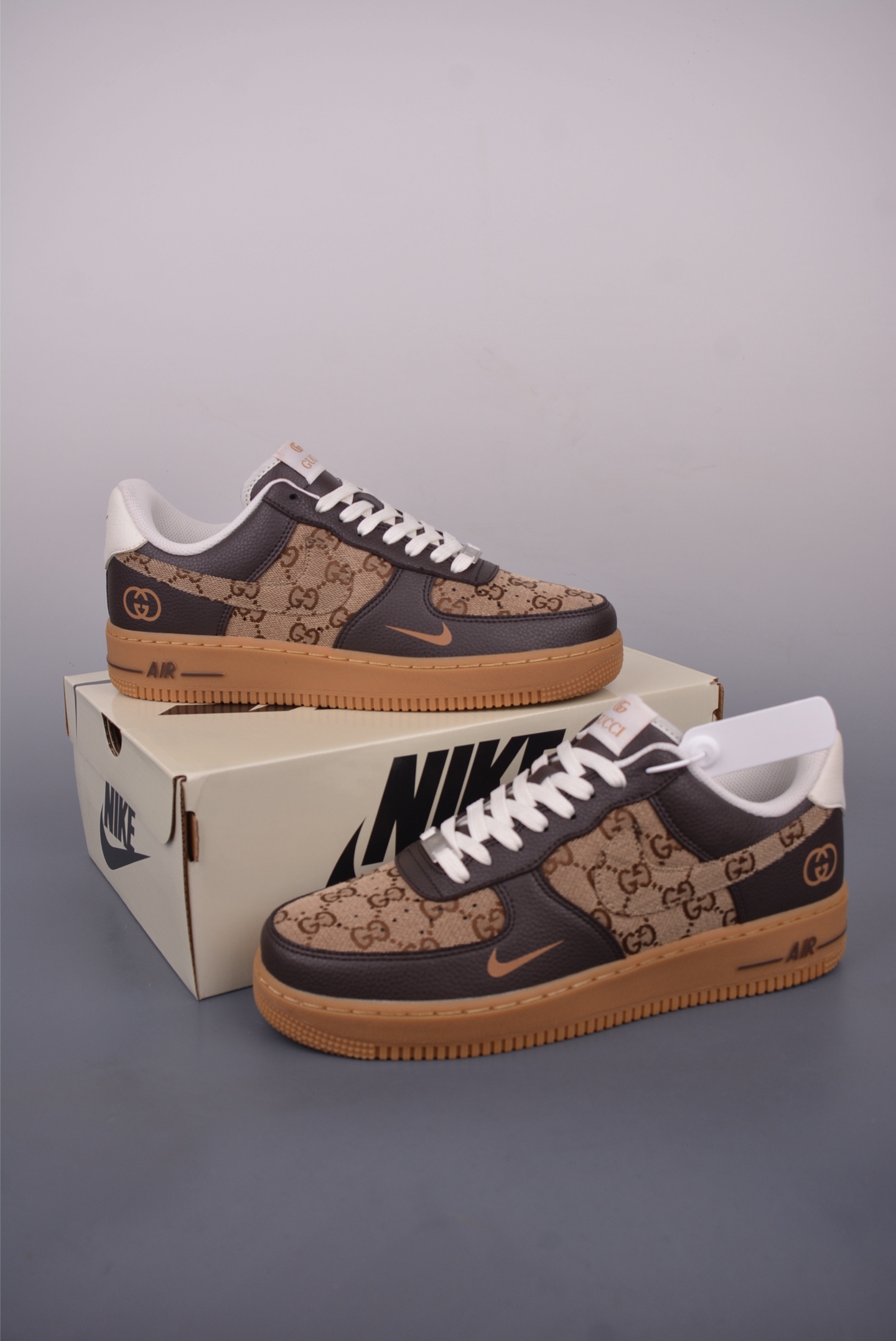 Nike Air Force 1 Low Gucci Brown Sneakers Classic Style - Size 36-45 6 i1749855206628 4362 0 4