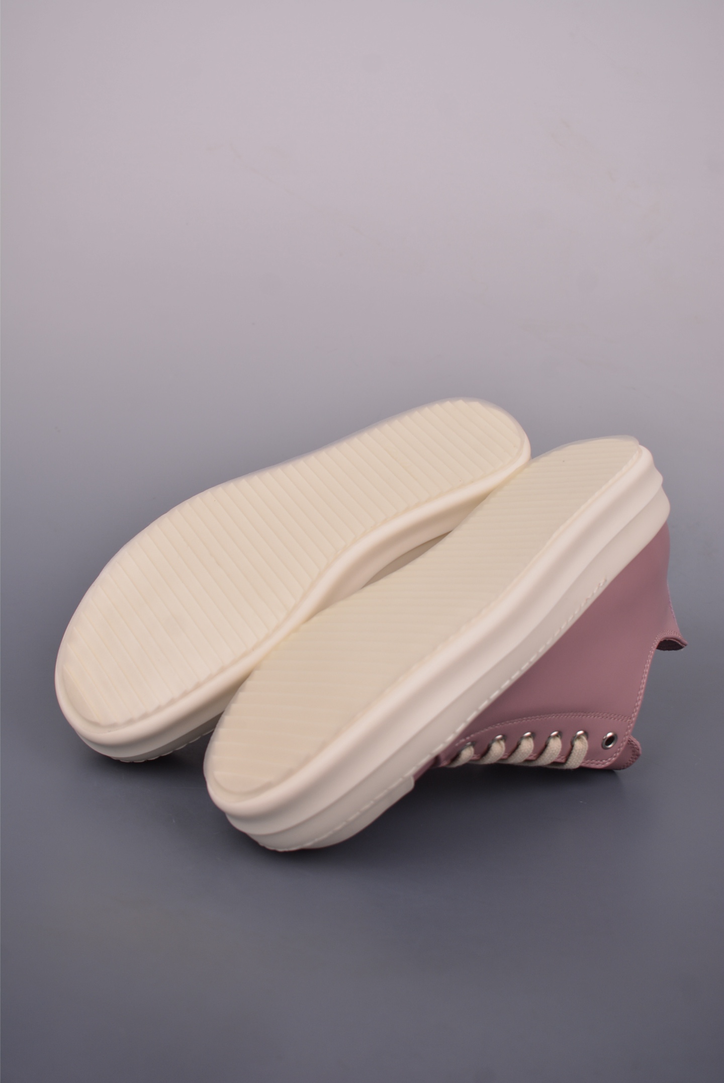 Rick Owens DRKSHDW Mega Pink Leather Low-Top Sneakers - Classic Style 4 i1749855792775 9824 0 2
