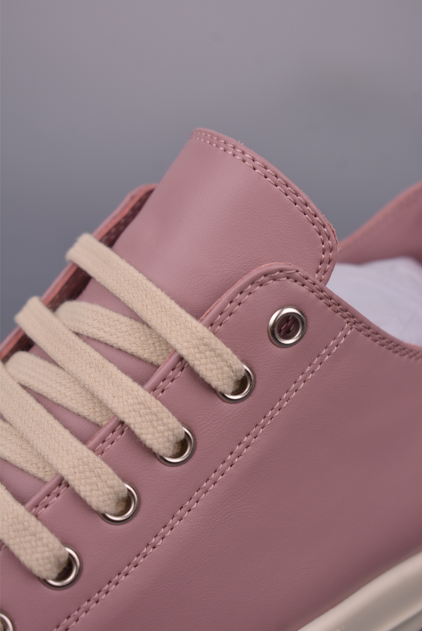 Rick Owens DRKSHDW Mega Pink Leather Low-Top Sneakers - Classic Style 8 i1749855794473 6682 0 6