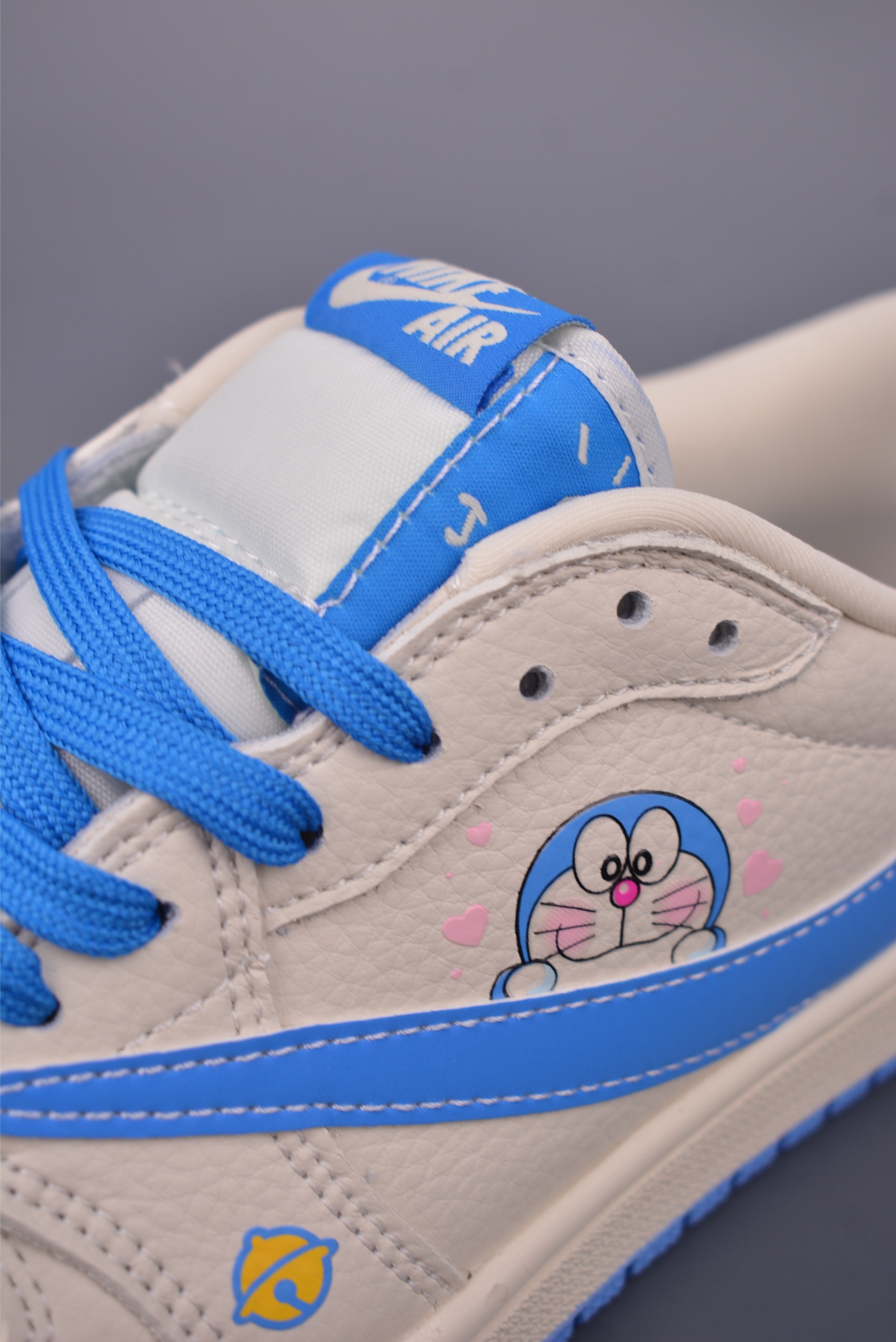 Fragment x Travis Scott x 多啦A梦 Air Jordan 1 Low 三方联名倒钩  XS2024-068