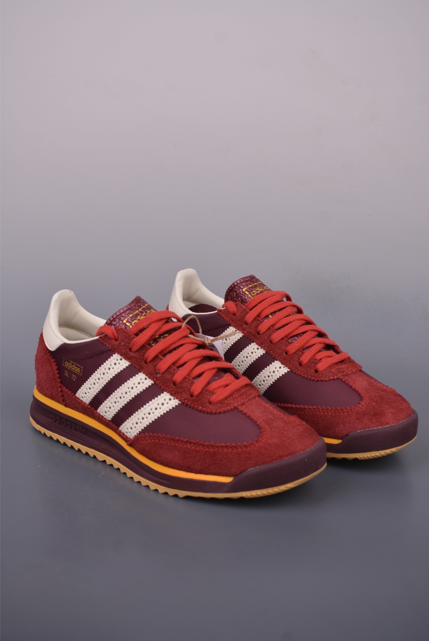 Adidas Originals SL 72RS Lightweight Retro Running Shoes - Burgundy 1 i1750021900901 8351 0 0