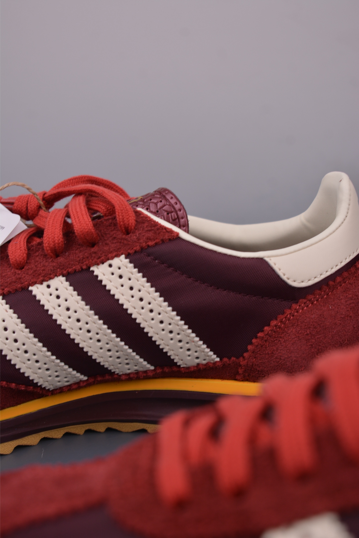Adidas Originals SL 72RS Lightweight Retro Running Shoes - Burgundy 8 i1750021900957 7912 0 7