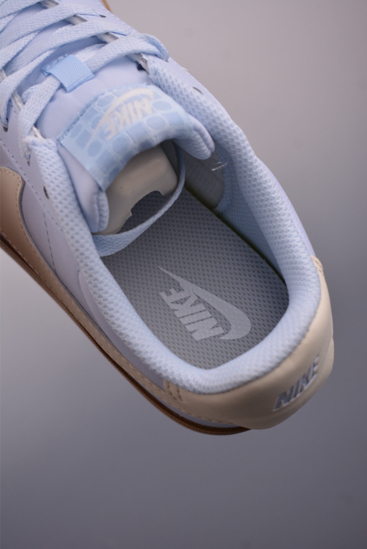 Nike Court Shot Low Retro Classic Sneakers, Light Blue with Cream Swoosh 10 i1750025660302 7798 0 8