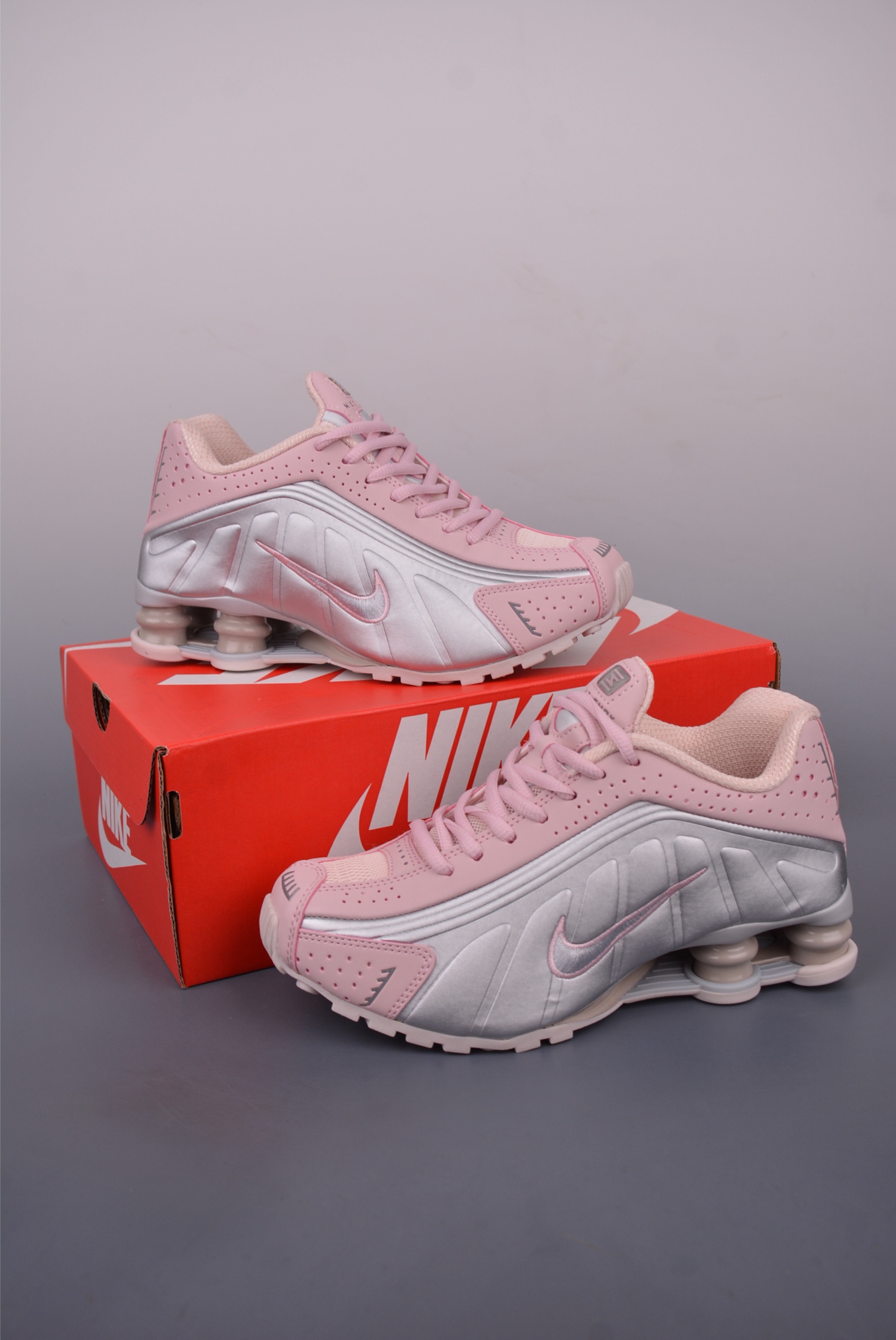 Nike Shox Ride 2 SP x Supreme Running Shoes - Pink, Full Cushion Comfort 5 i1750025892097 3830 0 4