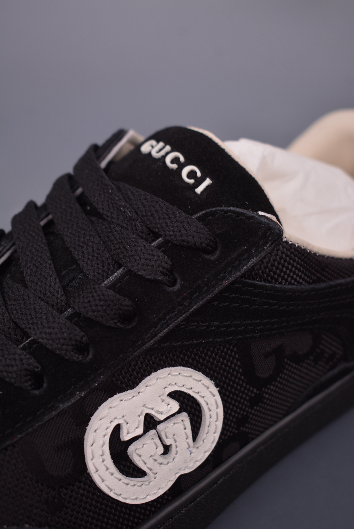 Gucci Interlocking G Suede Sneakers | Low-Top Retro Designer Shoes 8 i1750026219605 6745 0 6
