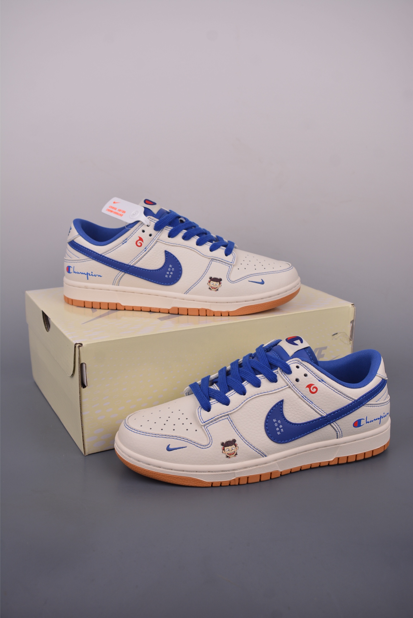 Nike SB Dunk Low DIY Cream/Blue - Premium Quality, Comfortable Fit 2 i1750028651133 4552 0 0