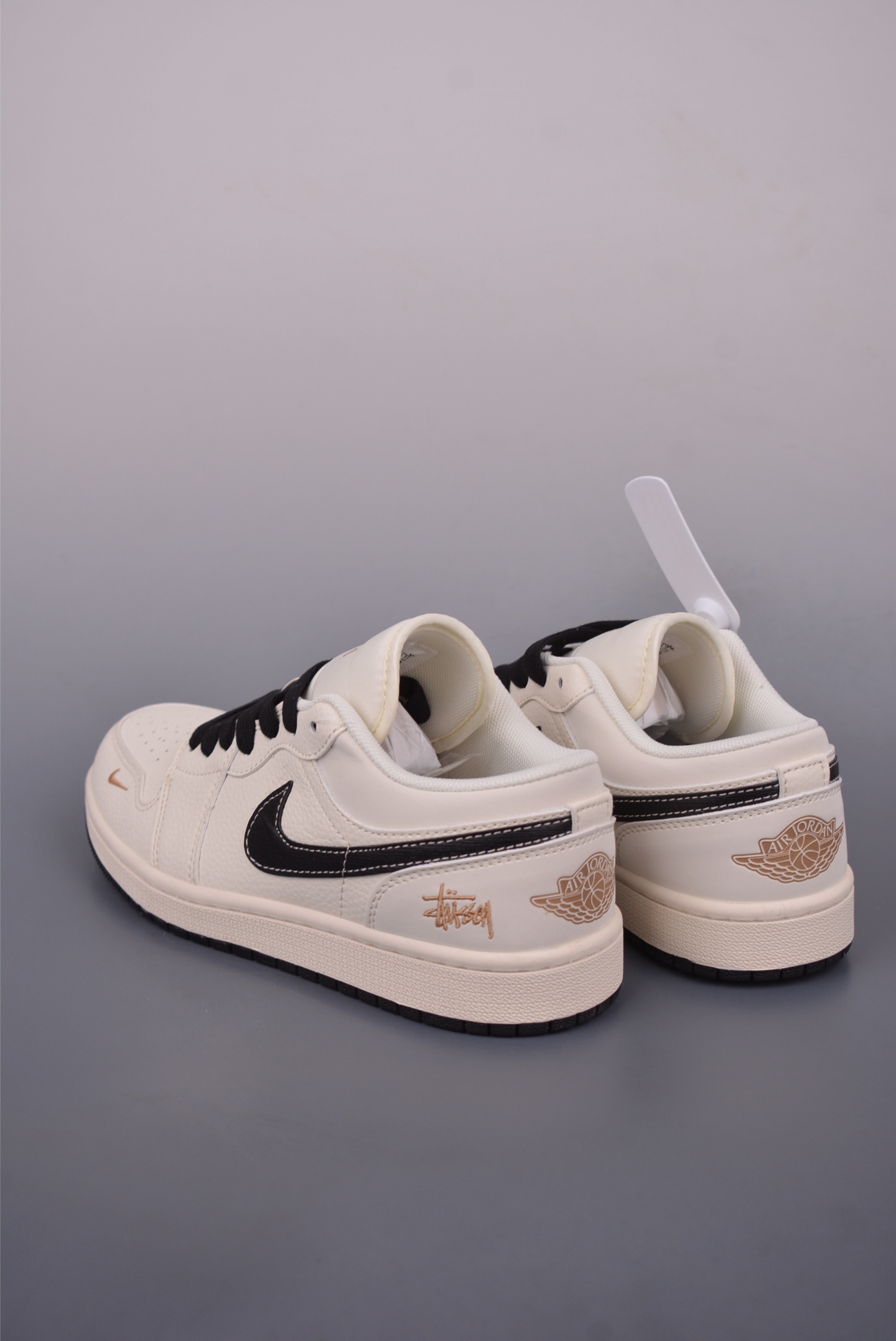 Nike Air Jordan 1 x Stussy Collab, Premium Leather Sneakers, All Sizes 2 i1750029597065 9596 0 1