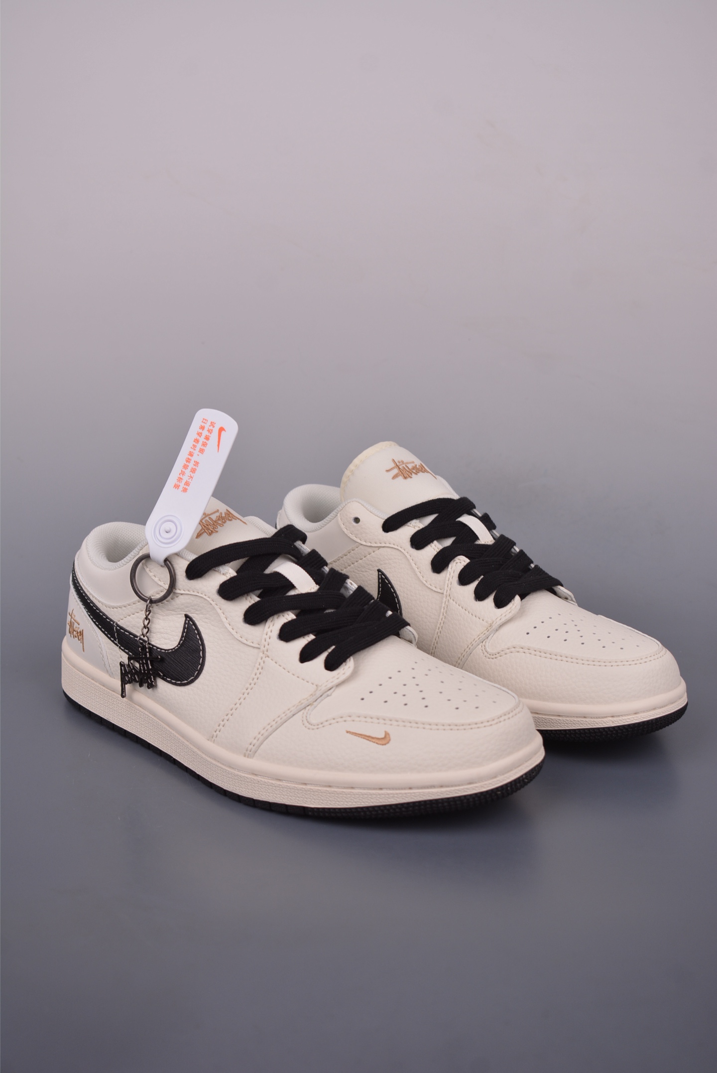 Nike Air Jordan 1 x Stussy Collab, Premium Leather Sneakers, All Sizes 1 i1750029601781 7985 0 0