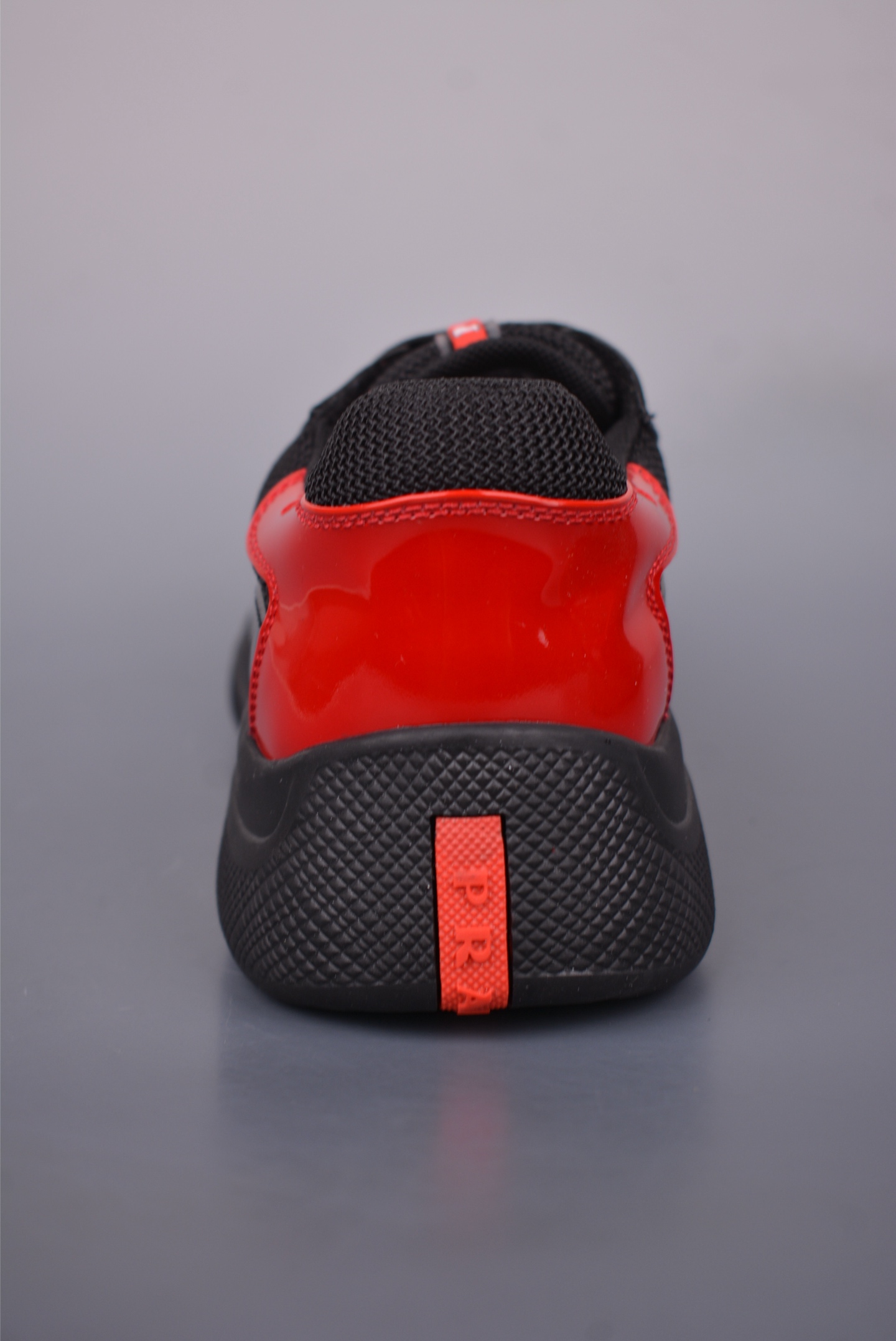 Prada Trainer Sneakers in Black Patent Leather and Mesh - Comfortable Fit 4 i1750031034266 3470 0 3