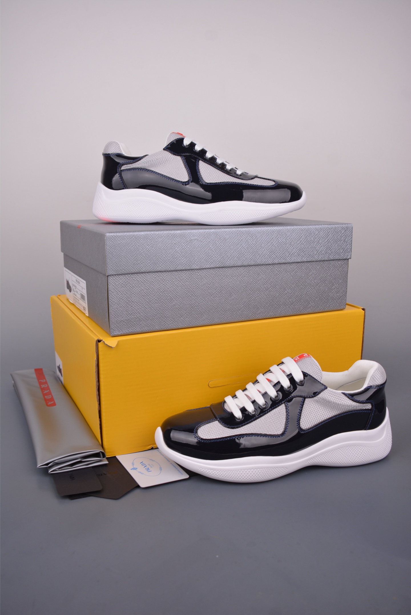 Prada Trainer Sneakers: Italian Leather, Comfort Fit - Premium Quality Shoes 5 i1750031166898 2694 0 4