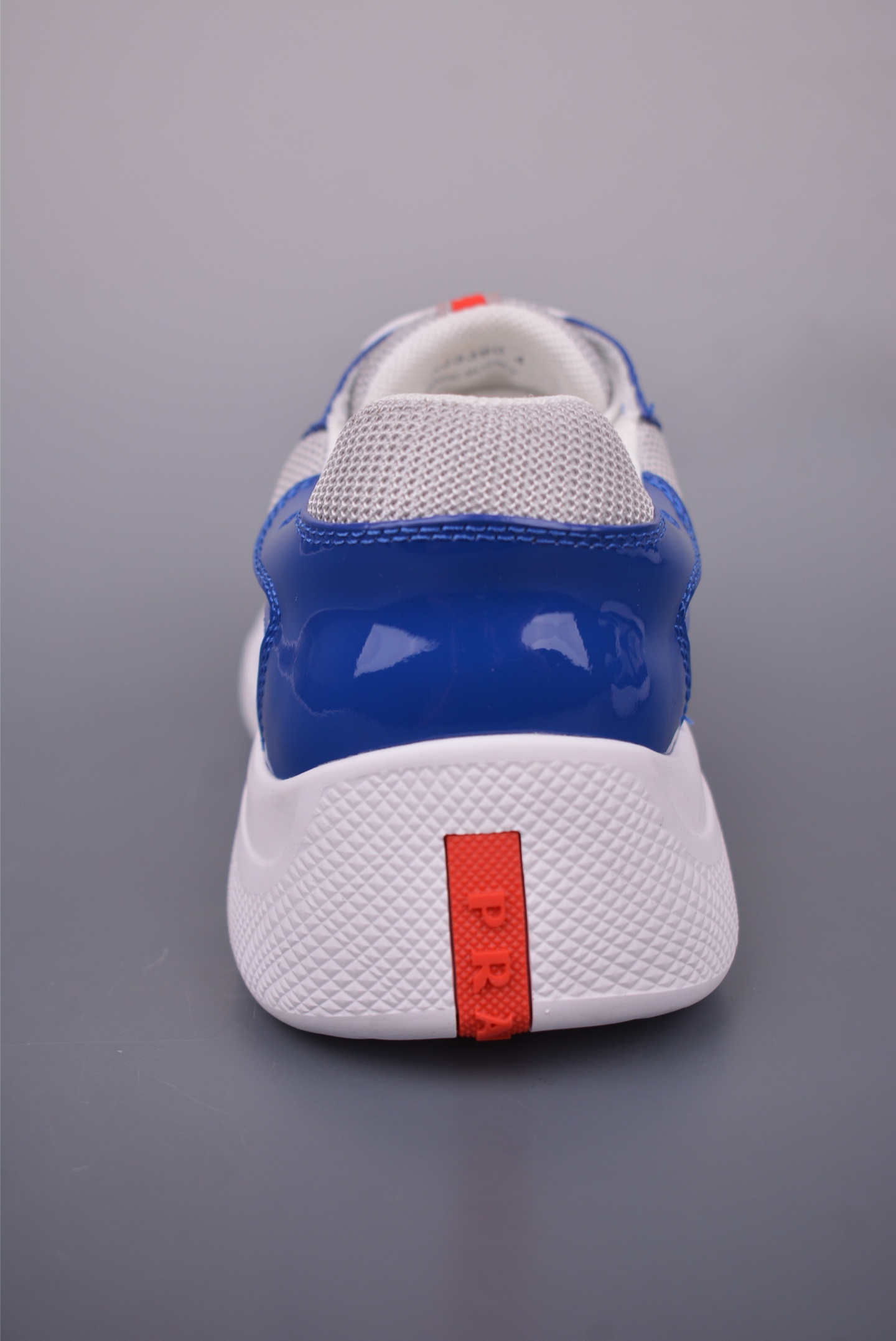 Prada Trainer Sneakers in Blue Leather and Mesh with White Rubber Sole 5 i1750031217960 4426 0 3